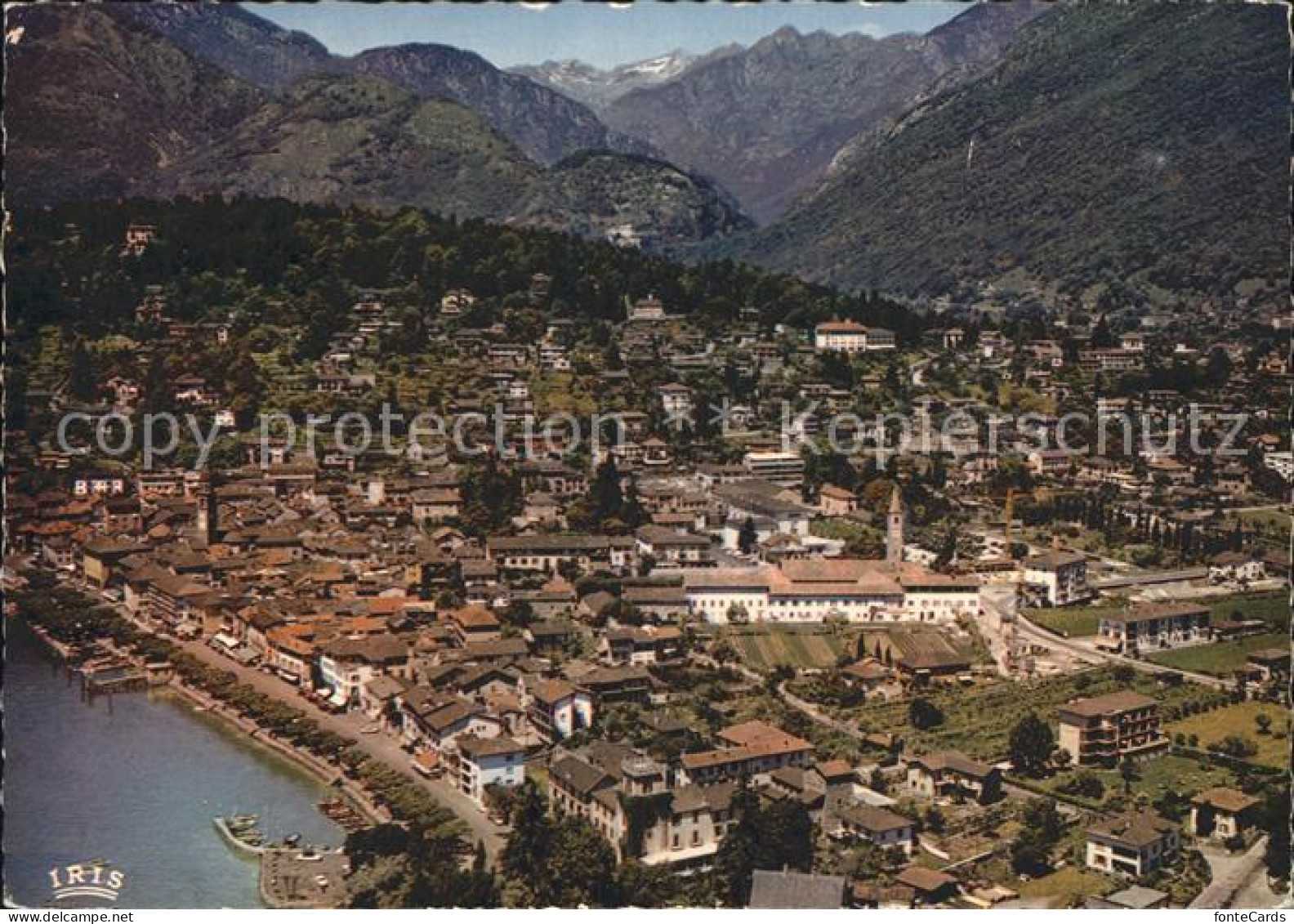 12349622 Ascona TI Fliegeraufnahme Ascona - Other & Unclassified