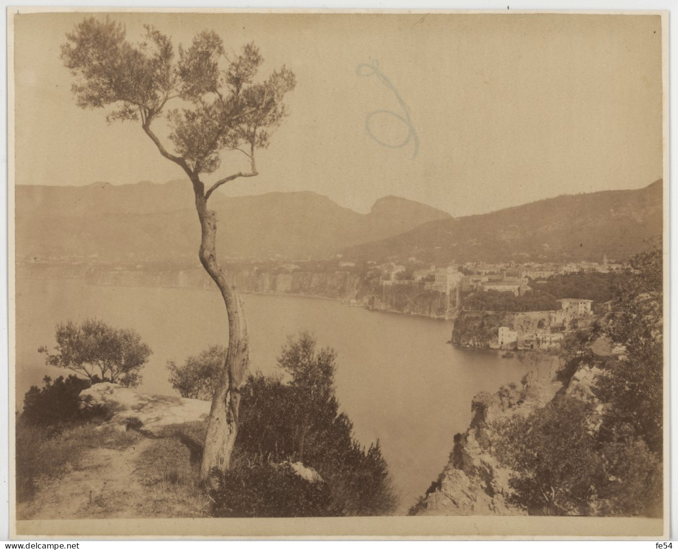 ° ITALIE ° NAPLES - NAPOLI ° SORRENTO ° Photo De 1878 ° - Lieux