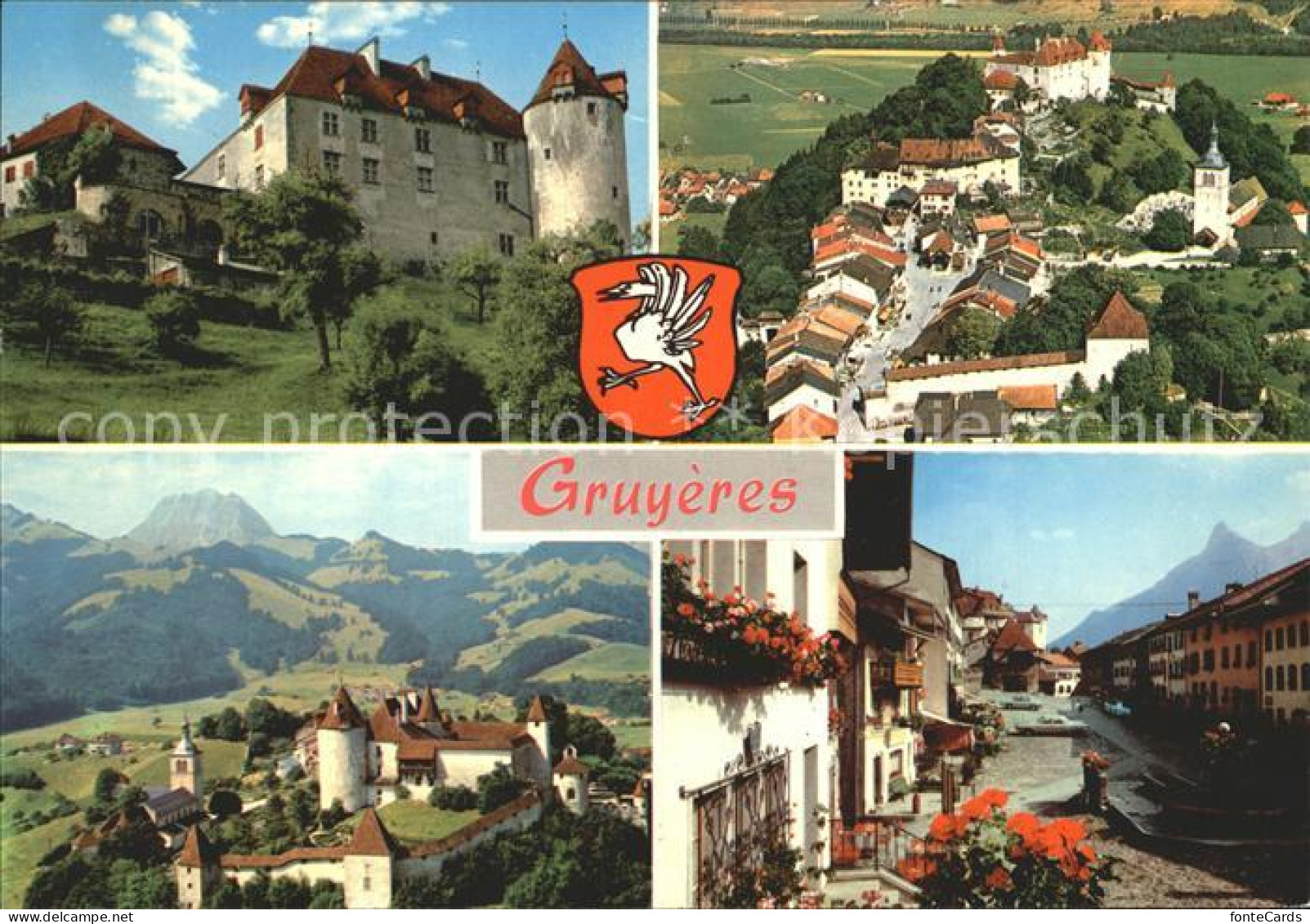 12348298 Gruyeres FR Chateau Moleson Dents Broc Chamois  Gruyeres - Other & Unclassified