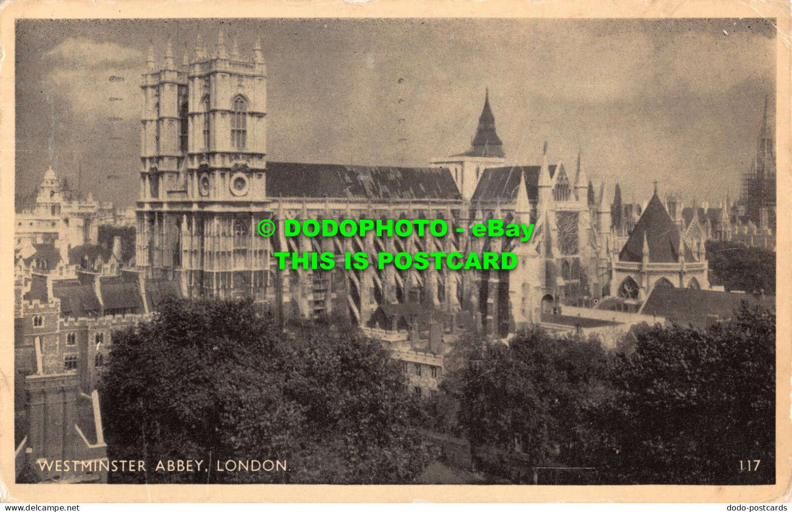 R546605 London. Westminster Abbey. Postcard - Sonstige & Ohne Zuordnung