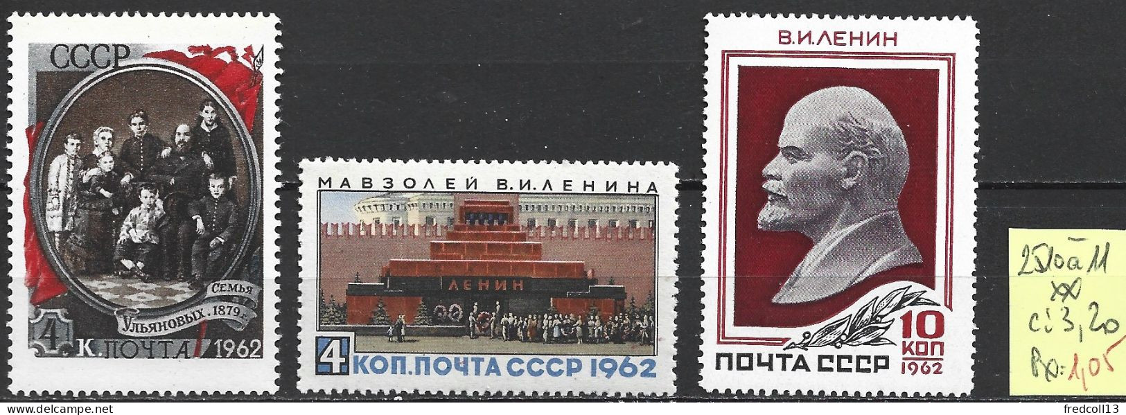 RUSSIE 2510 à 11 ** Côte 3.20 € - Unused Stamps