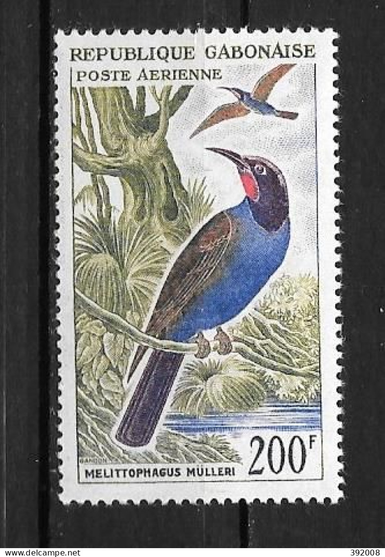 PA - 1963 - N° 15**MNH - Oiseau - Gabon (1960-...)