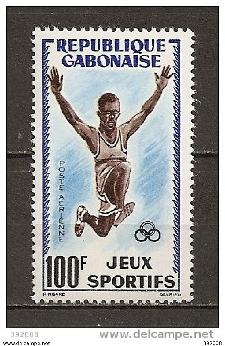 PA - 1962 - N° 6**MNH - Jeux Sportifs Africains D'Abidjan - Gabón (1960-...)
