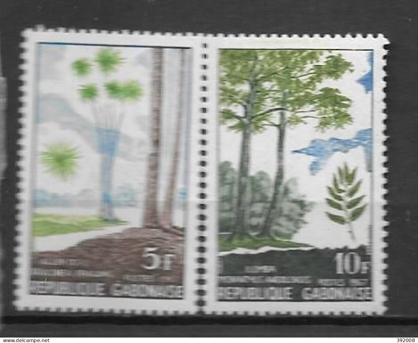 1967 - N° 220 + 221**MNH - Arbres - Gabun (1960-...)