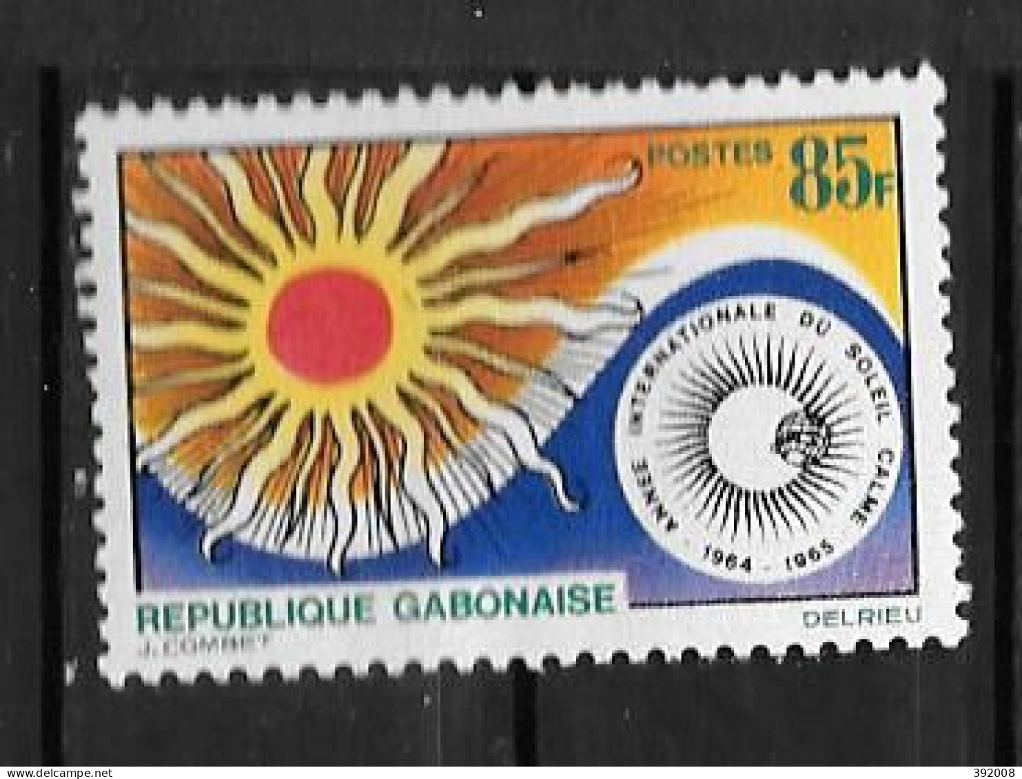 1965 - N° 178 **MNH - Année Du Soleil Calme - Gabon
