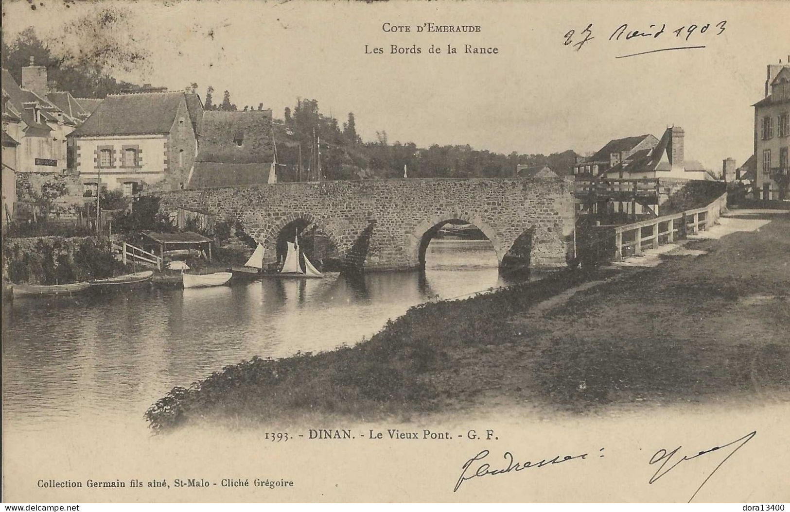 CPA22- DINAN- Le Vieux Pont- Les Bords De La Rance - Dinan