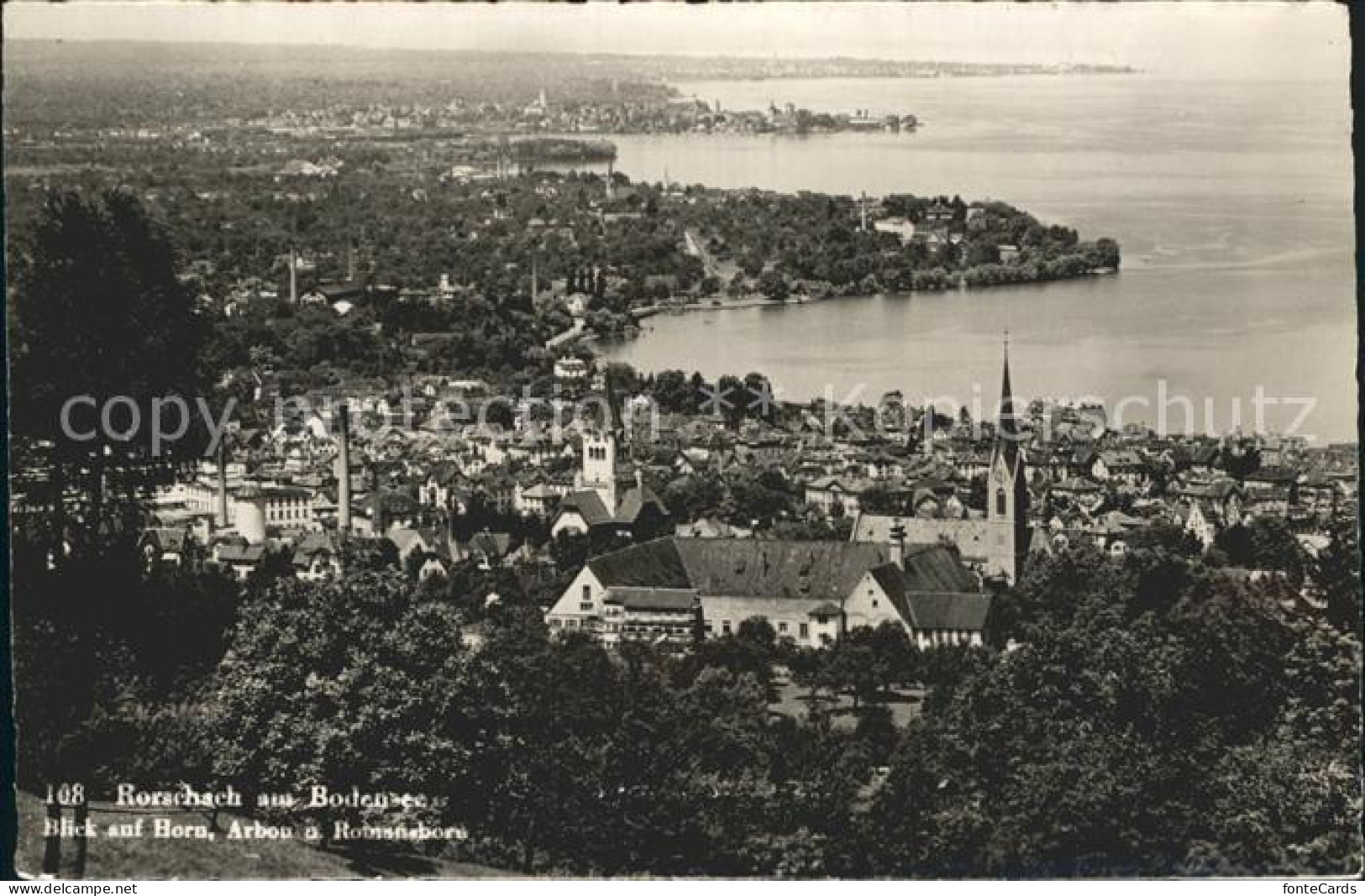 12346181 Rorschach Bodensee Mit Horn Arbon Und Romanshorn Rorschach Bodensee - Autres & Non Classés