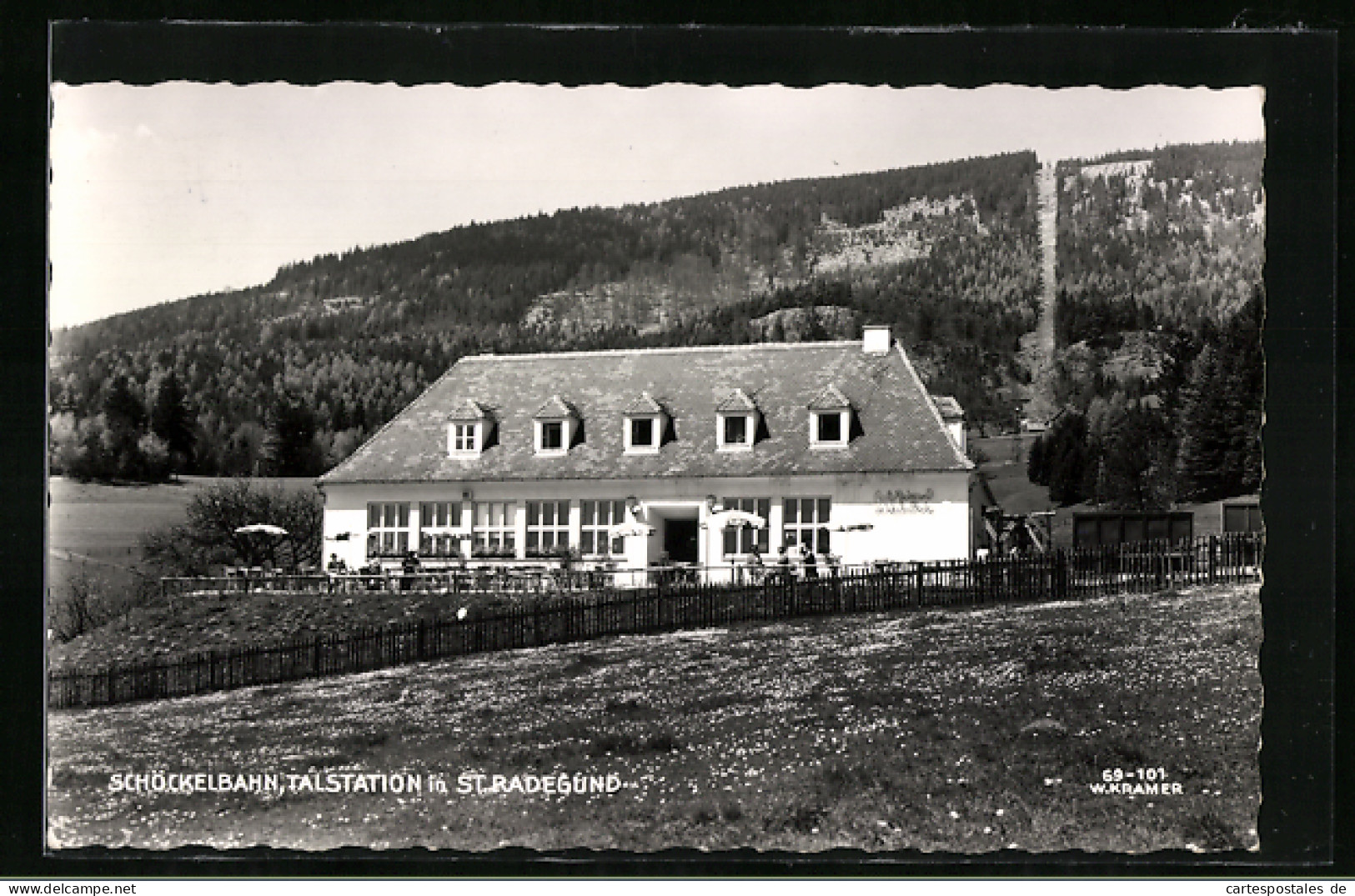 AK St. Radegund Am Schröckel, Talstation Der Schöckelbahn  - Altri & Non Classificati