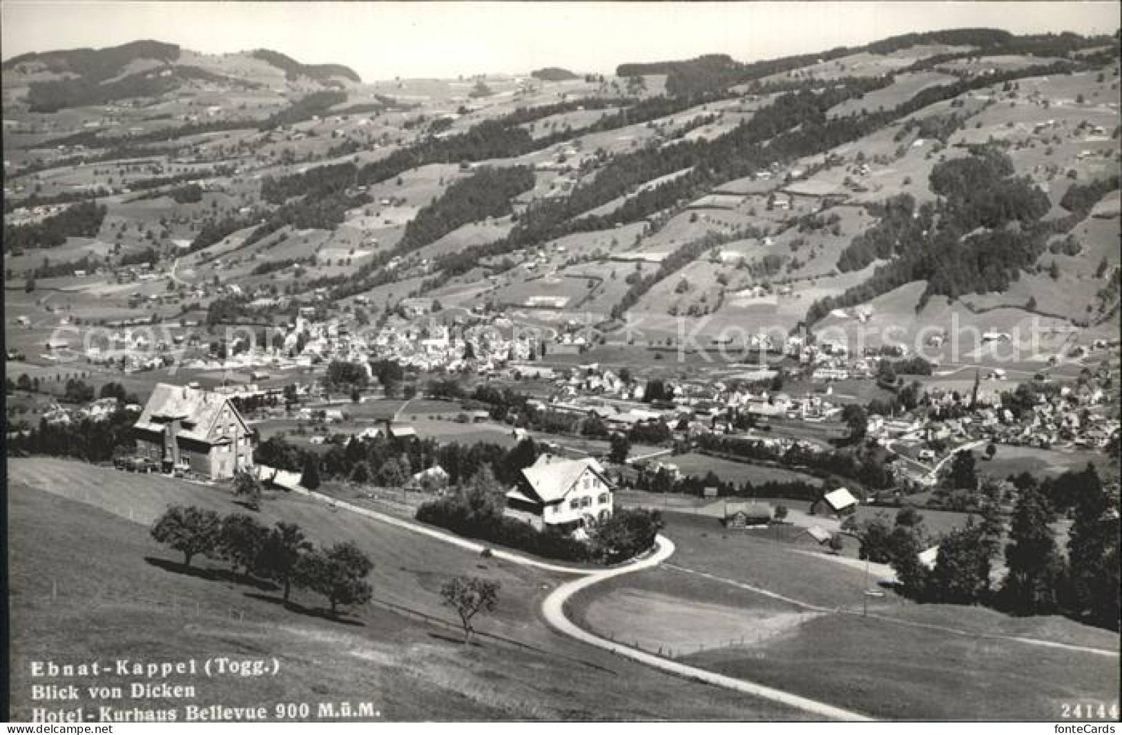 12346163 Ebnat-Kappel Blick Vom Dicken Hotel Kurhaus Bellevue Ebnat-Kappel - Autres & Non Classés