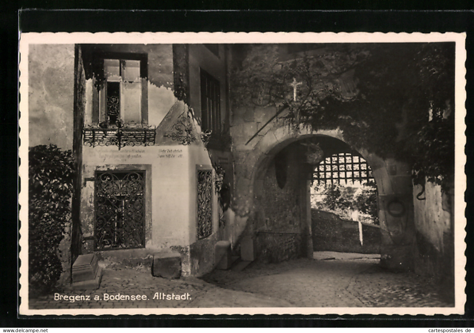 AK Bregenz A. Bodensee, Tordurchgang In Der Altstadt  - Autres & Non Classés