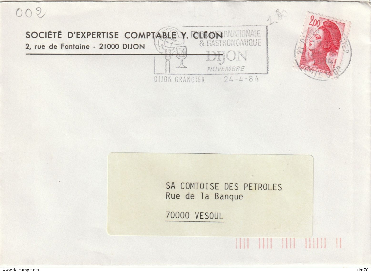 FLAMME TEMPORAIRE  21  DIJON  GRANGIER     /  N°  2274 - Mechanical Postmarks (Advertisement)