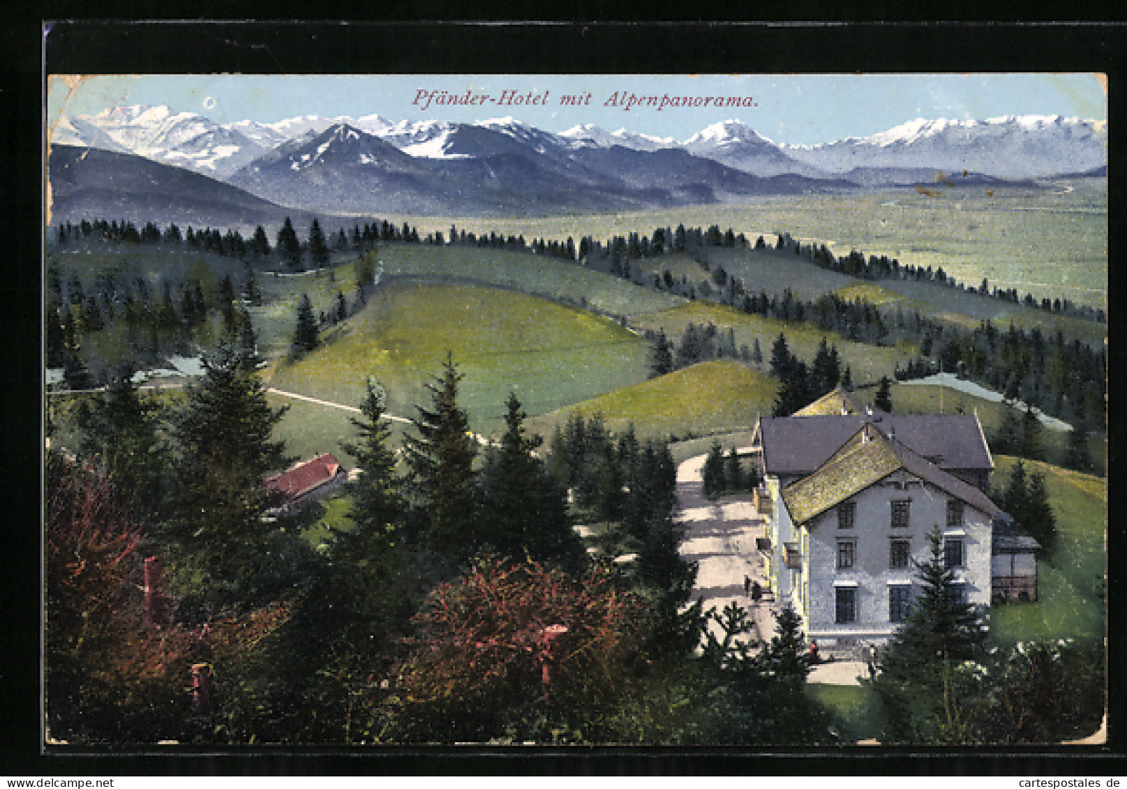 AK Bregenz, Pfänder Hotel Mit Alpenpanorama  - Other & Unclassified