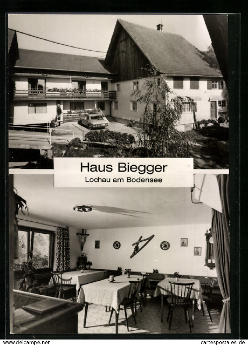 AK Lochau Am Bodensee, Pension Haus Biegger, Bes. Fam. Biegger, Halden 9  - Autres & Non Classés