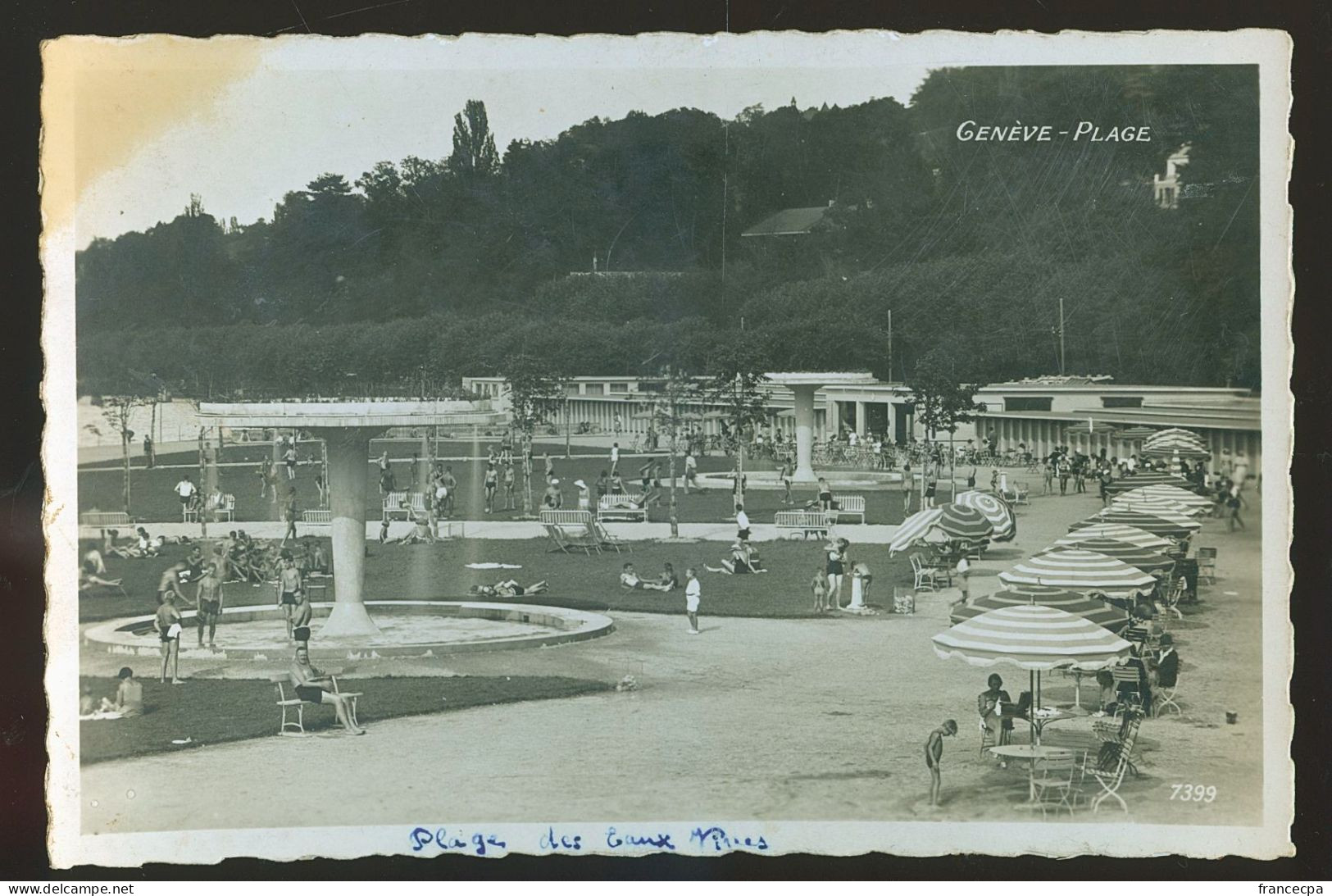 14623 - SUISSE - GENEVE - Plage Des Eaux Vives - Genève