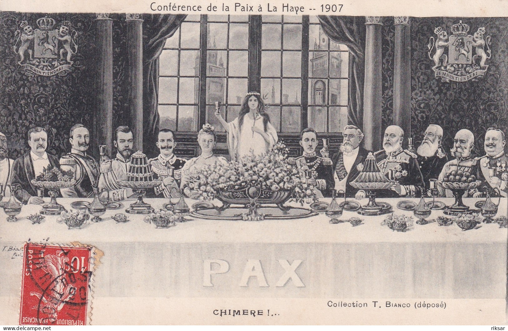 POLITIQUE(CONFERENCE DE LA PAIX A LA HAYE 1907) - Eventos