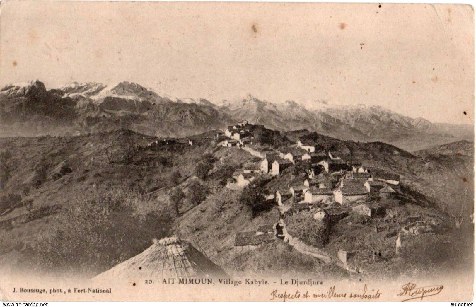 AIT MIMOUN ( Algérie ) - Village Kabyle - Le Djurdjura - Sonstige & Ohne Zuordnung