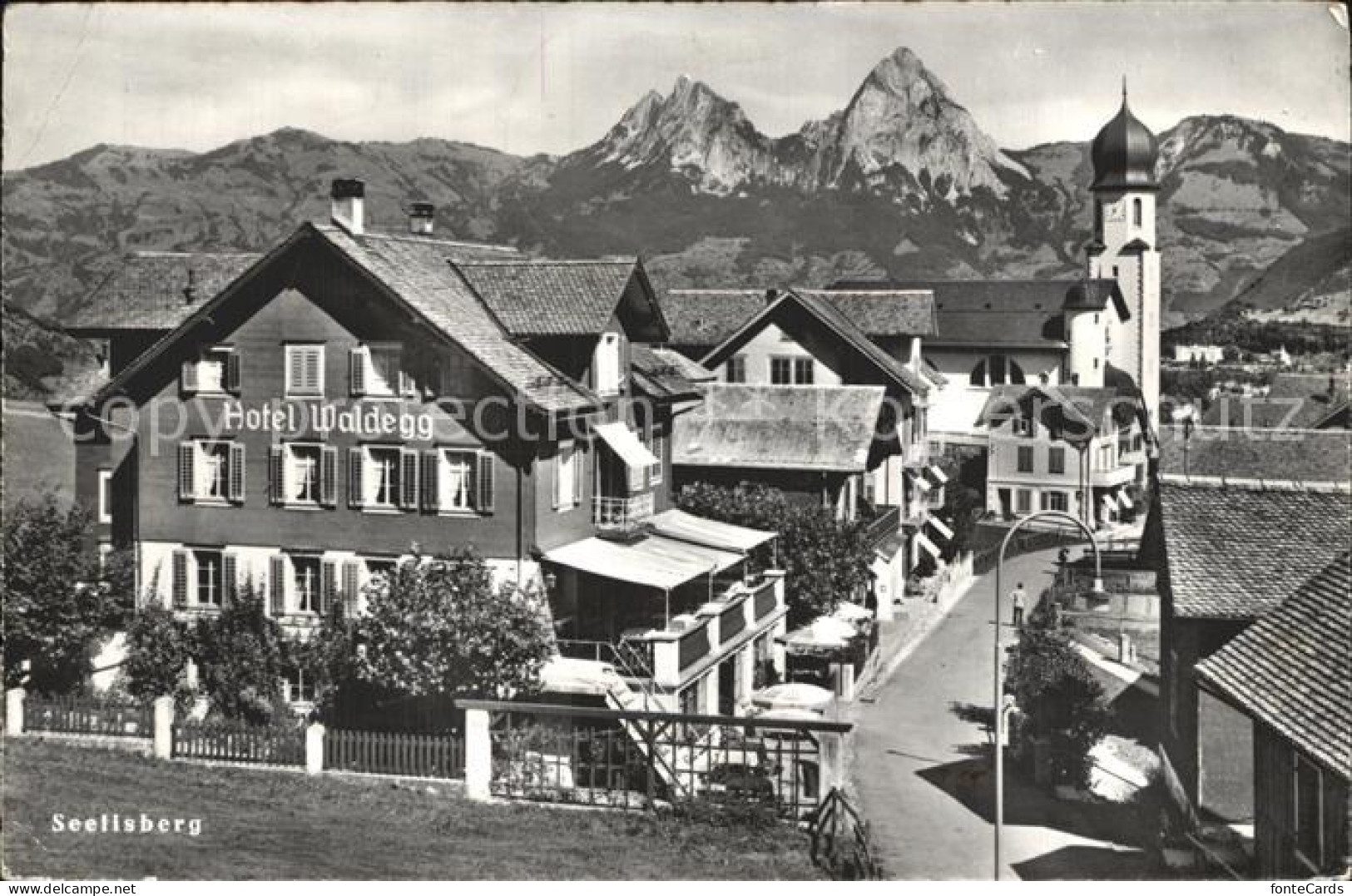 12346118 Seelisberg UR Hotel Waldegg Kirche Seelisberg UR - Sonstige & Ohne Zuordnung