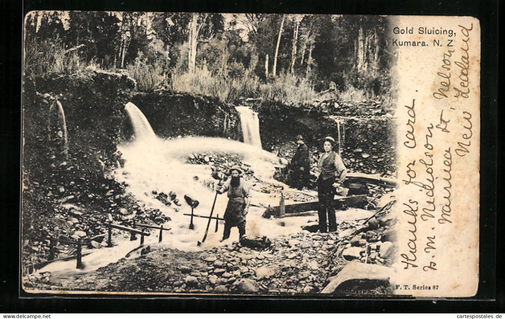 AK Kumara, Gold Sluicing  - Neuseeland