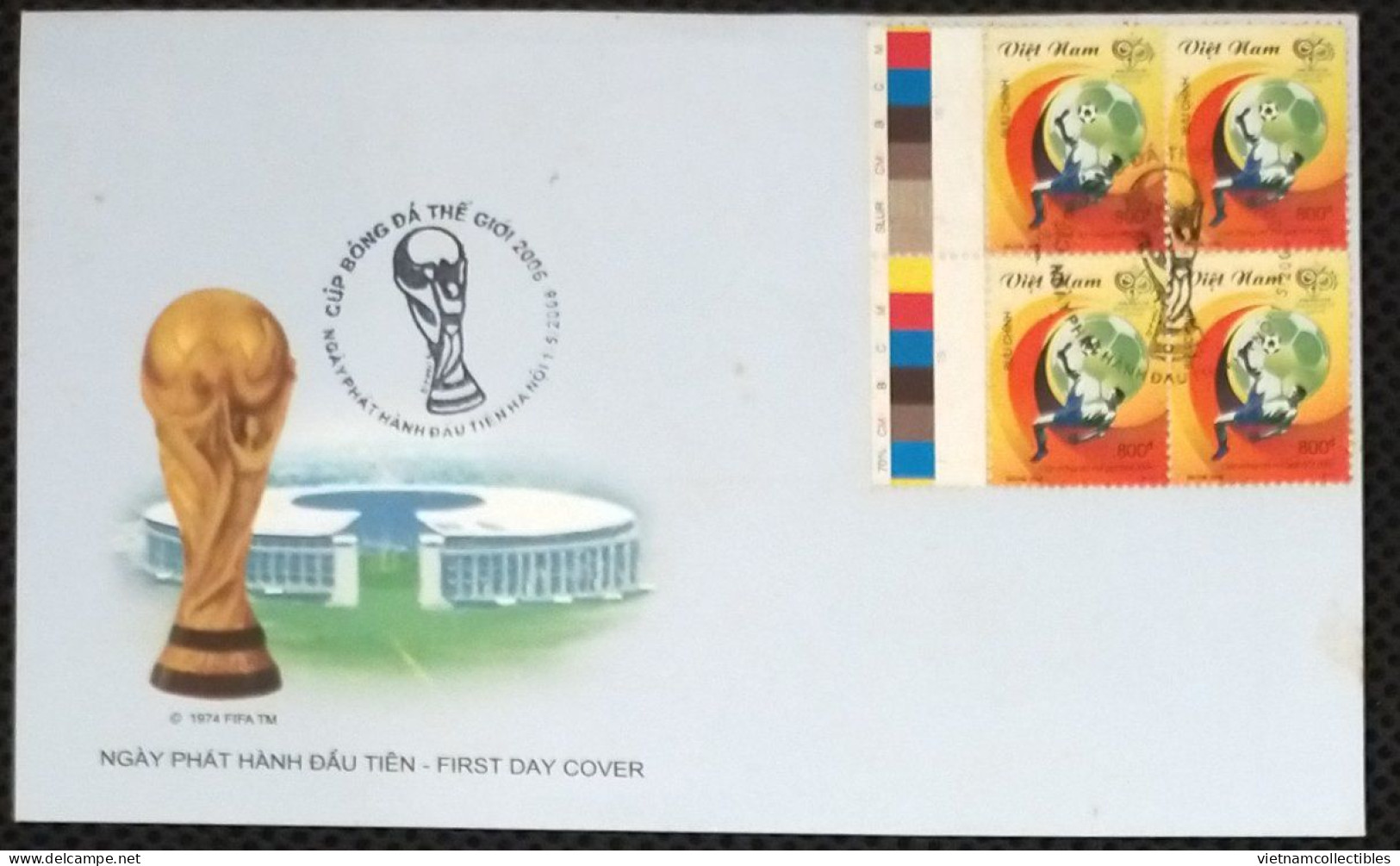 FDC Vietnam Viet Nam 2006 : World Cup Football (Ms950) - Vietnam