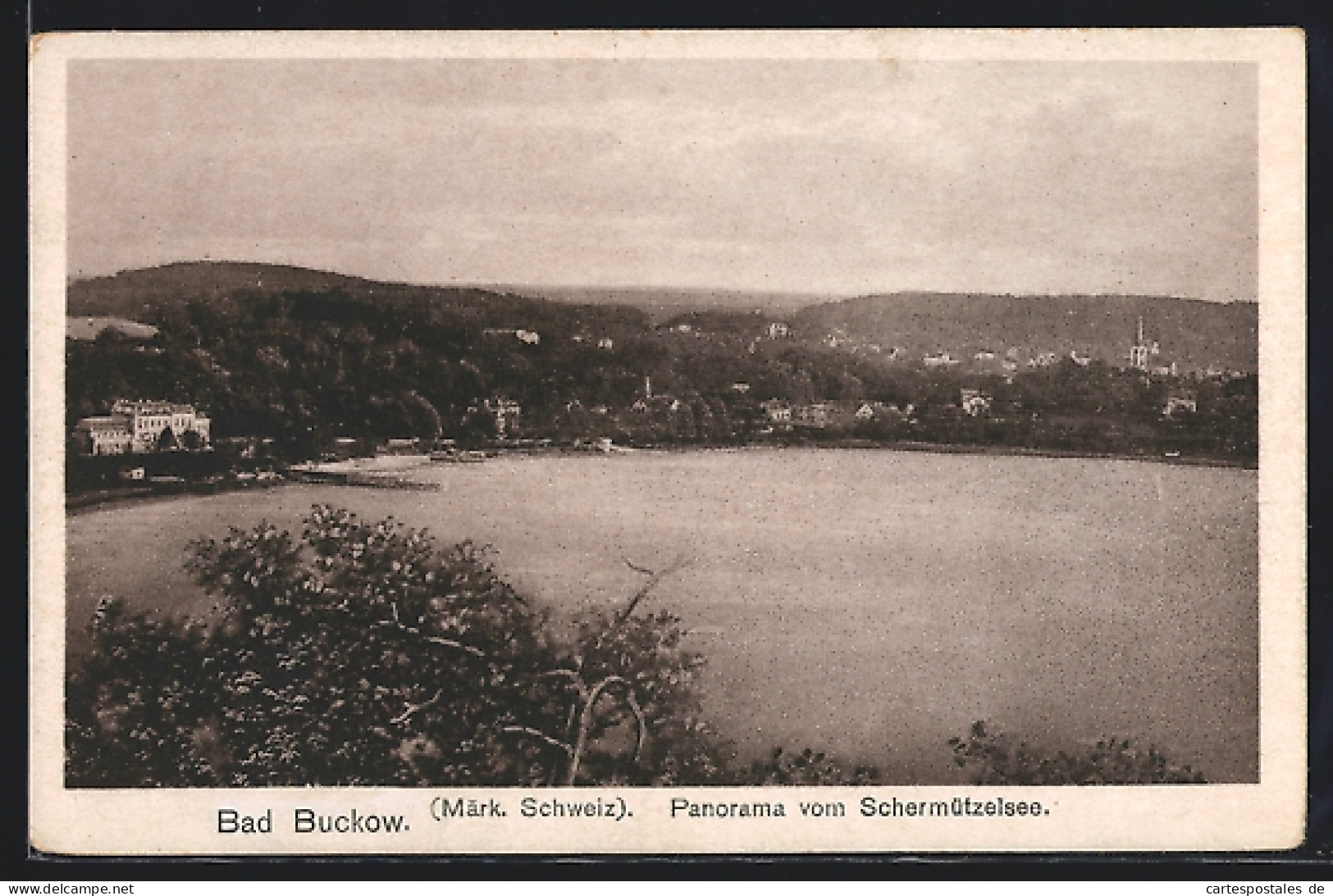 AK Bad Buckow, Panorama Vom Schermützelsee  - Buckow