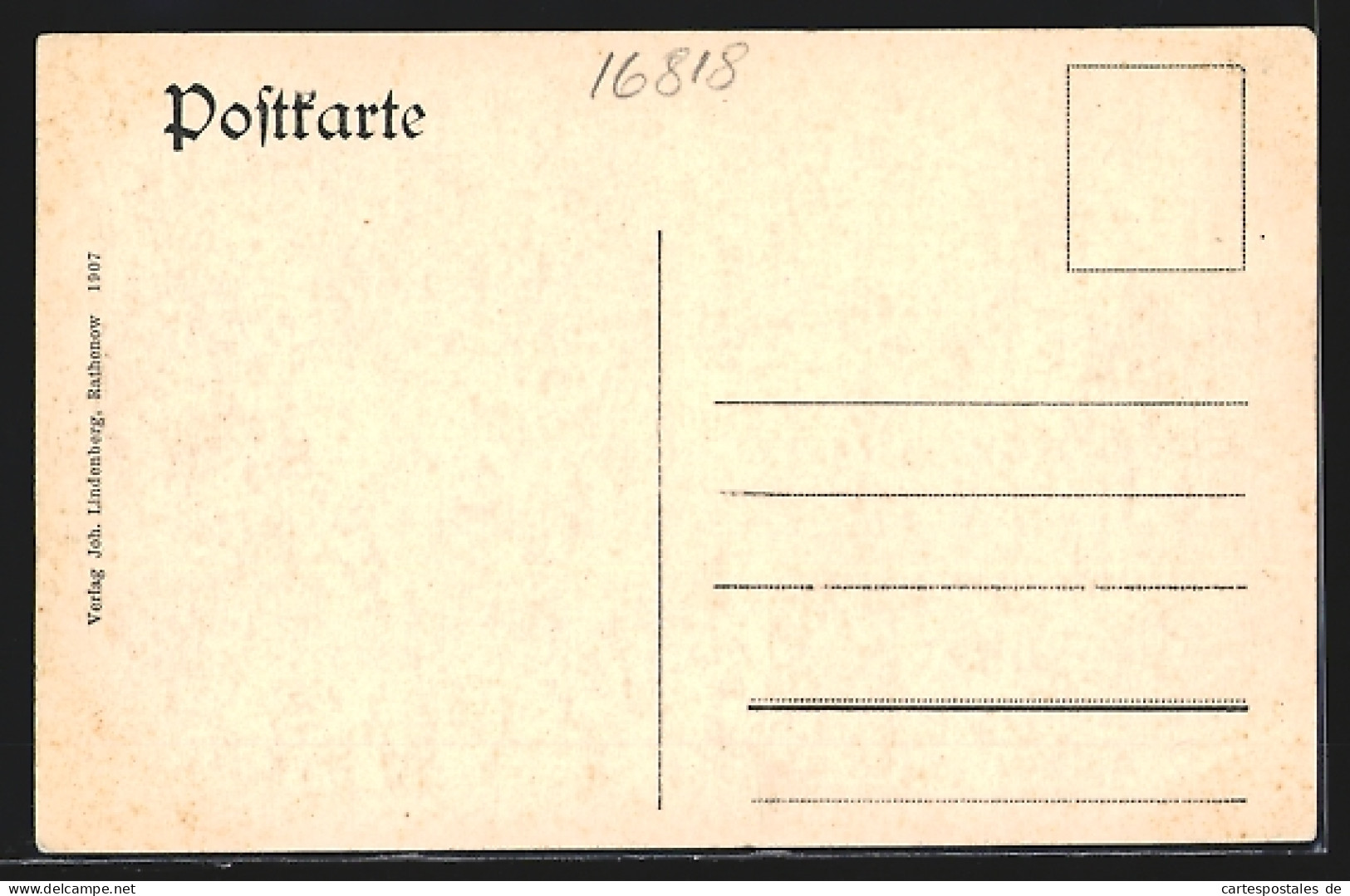 AK Binenwalde /Ruppiner Schweiz, Uferpartie Mit Bäumen  - Other & Unclassified