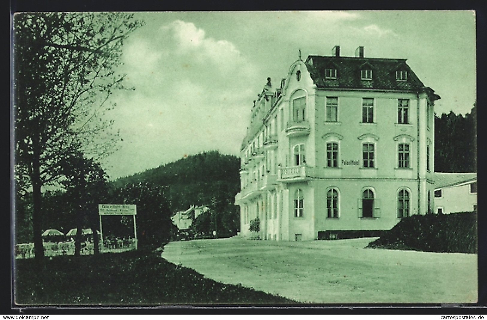 AK Bad Königswart, Palast Hotel Beer  - Tschechische Republik