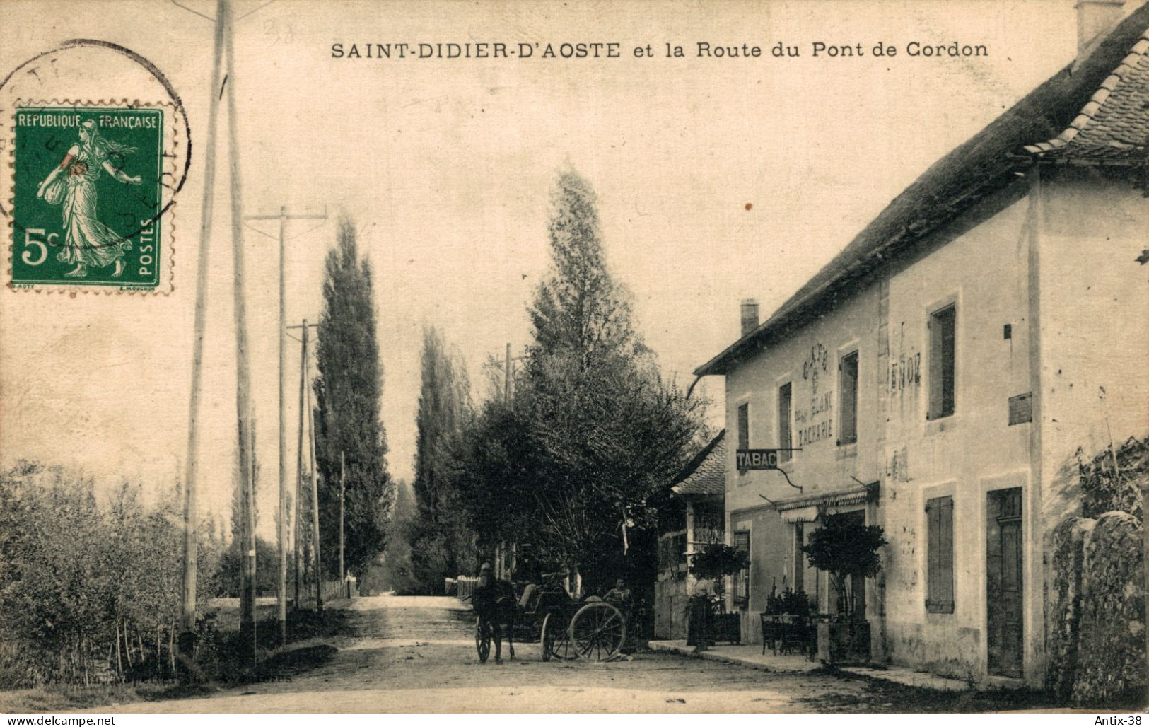 N78 - 38 - SAINT-DIDIER-D'AOSTE - Isère - La Route Du Pont De Cordon - Autres & Non Classés