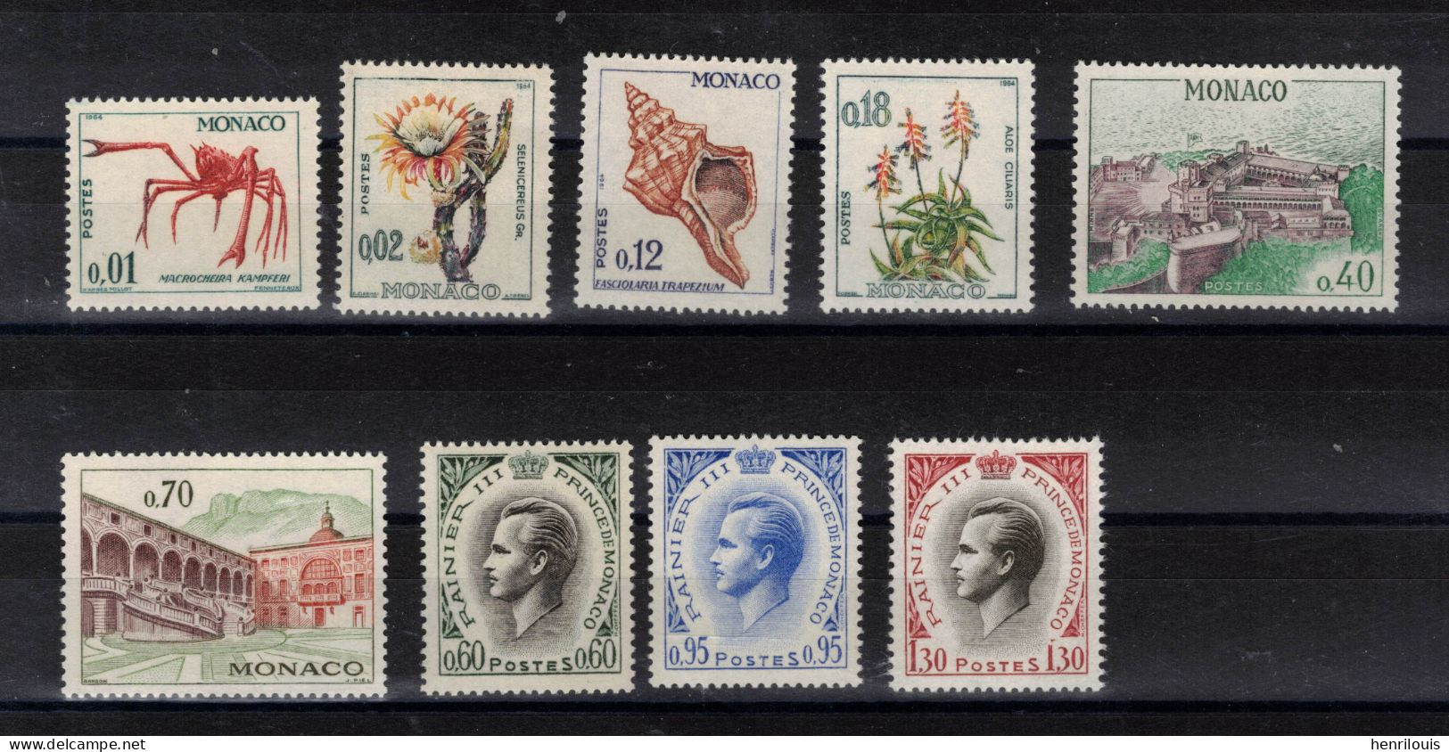 MONACO  Timbres Neufs **  De  1960 ( Ref  MC557)  Lot Entre 537A Et 550 A - Unused Stamps