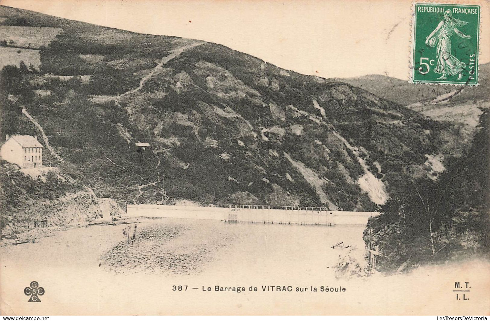 FRANCE - Vitrac - Le Barrage De Vitrac Sur La Séoule - Carte Postale Ancienne - Andere & Zonder Classificatie