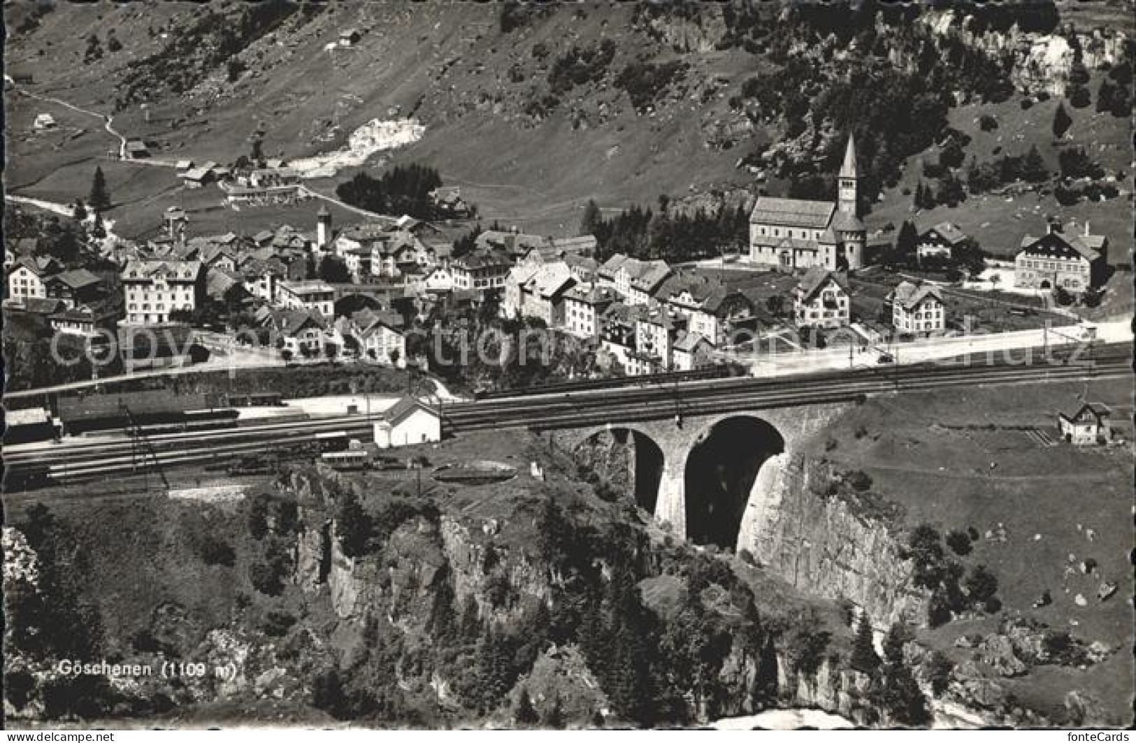 12344703 Goeschenen Teilansicht Eisenbahnbruecke Goeschenen - Autres & Non Classés