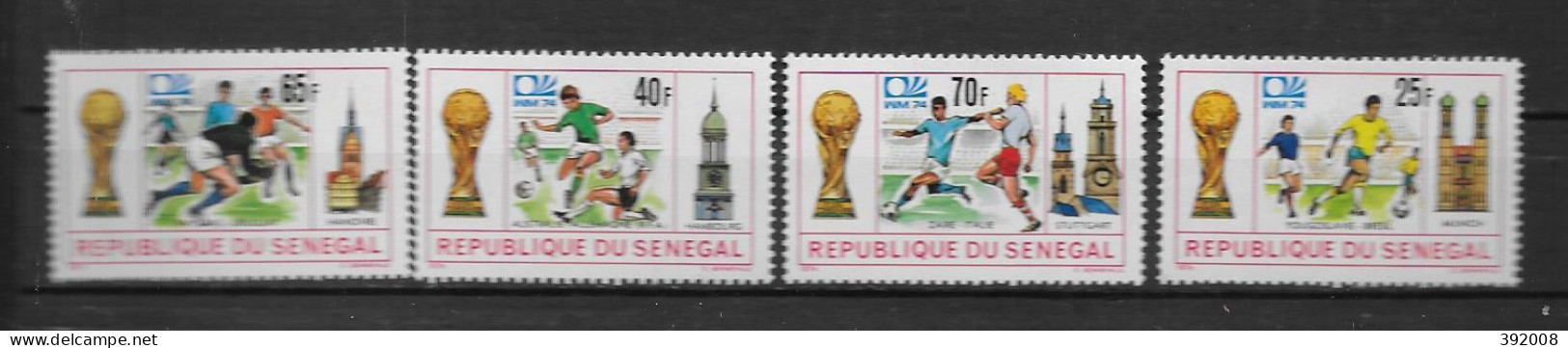 SENEGAL - N°401 à 404 **MNH - 1974 – Allemagne Fédérale