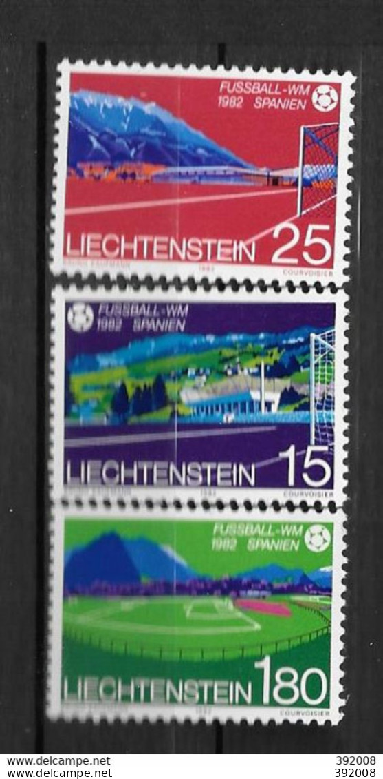 LIECHTENSTEIN - 740 à 742 **MNH - 1982 – Espagne