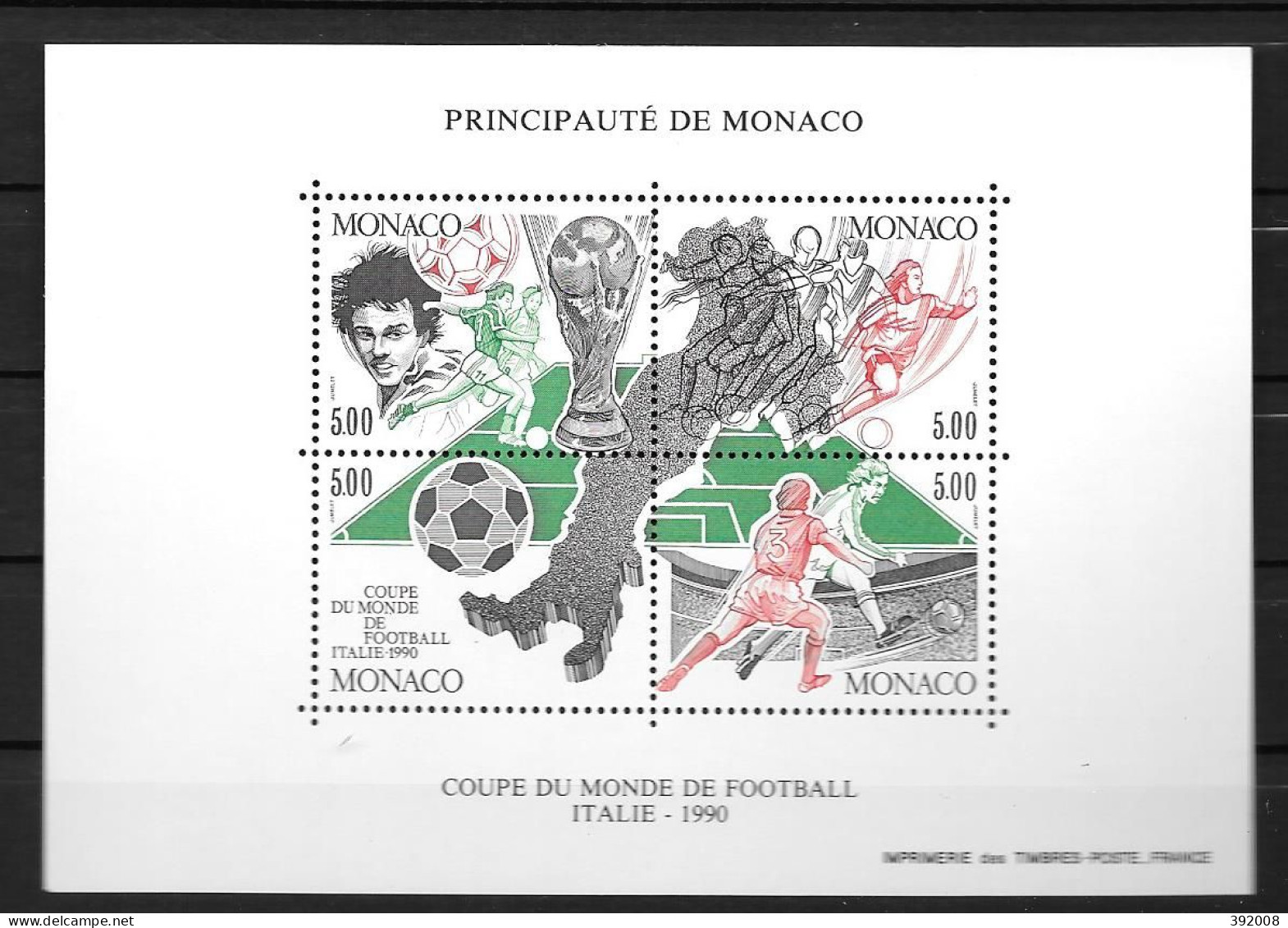 MONACO - BF 50**MNH - 1990 – Italie