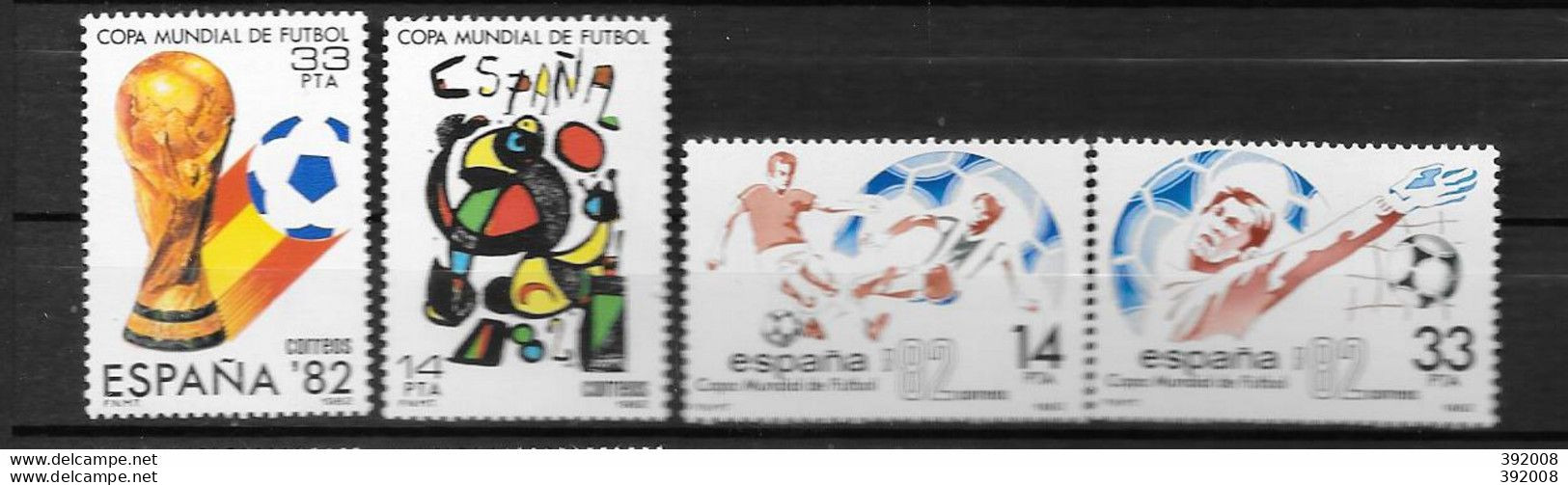 ESPAGNE - 2272 à 2273 + 228 à 2289 **MNH - 1982 – Espagne