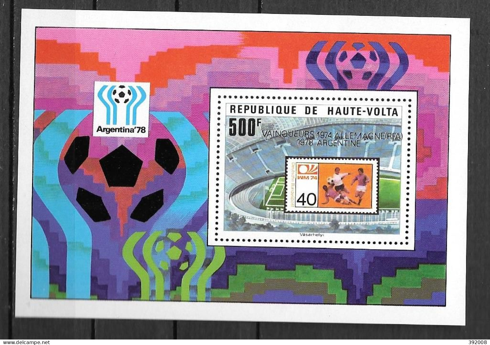 HAUTE VOLTA - BF 13 **MNH - 1978 – Argentina