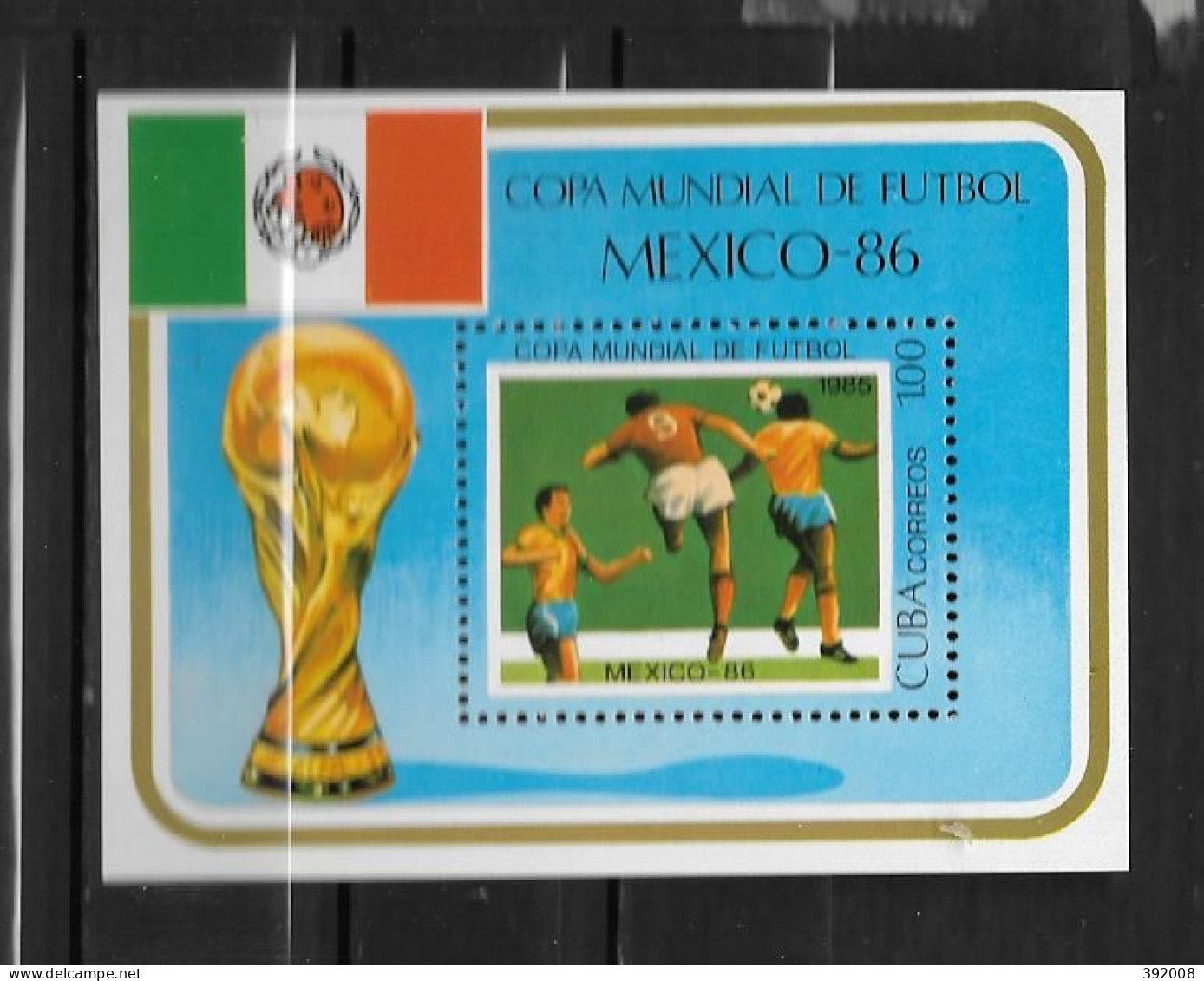 CUBA- BF 80**MNH - 1986 – México