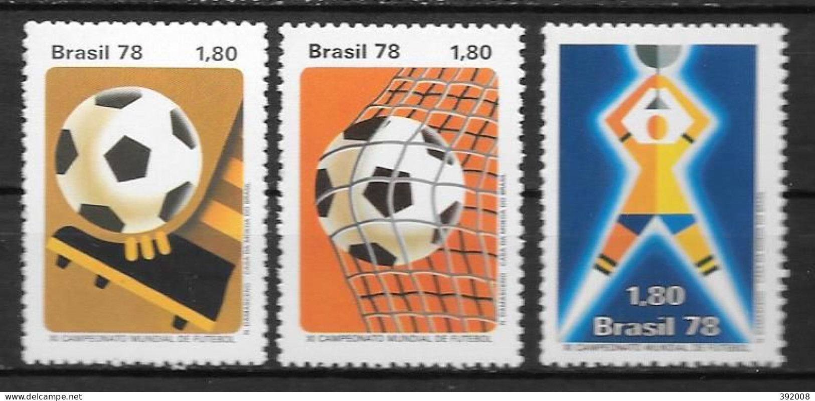 BRESIL - 1302 à 1304**MNH - 1978 – Argentina