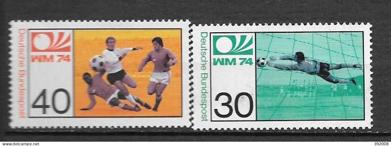 ALLEMAGNE - N° 657 à 658**MNH - 1974 – West Germany