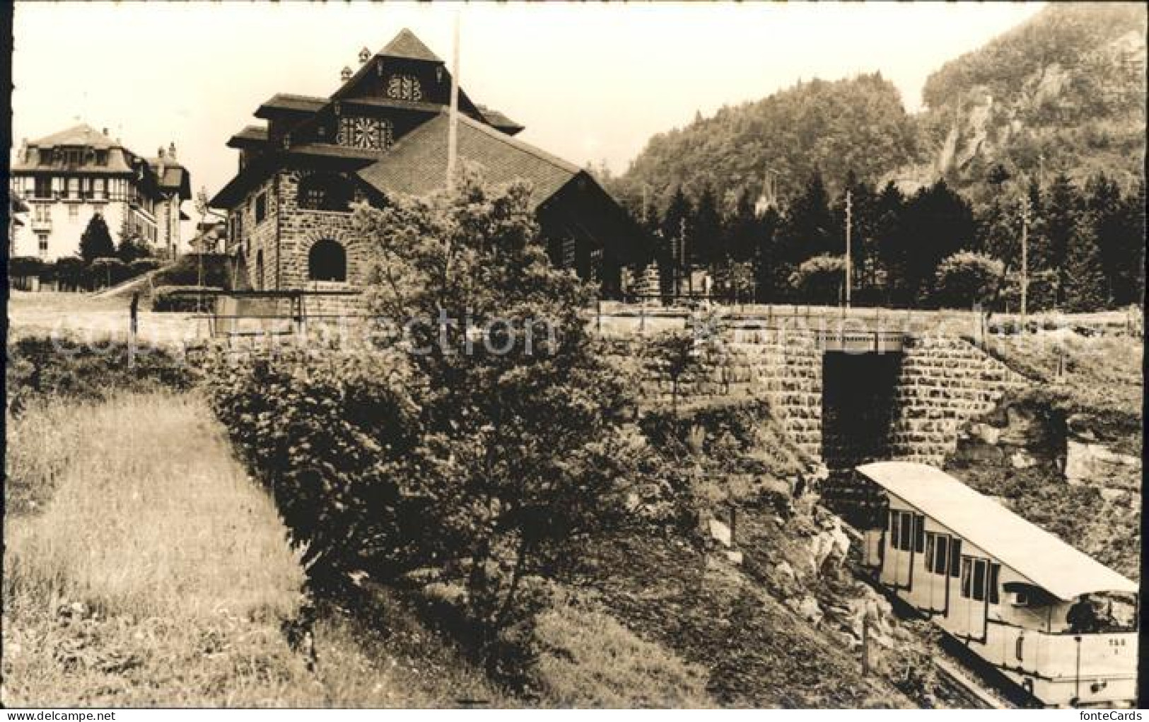 12344653 Seelisberg UR Teilansicht Bergbahn  Seelisberg UR - Autres & Non Classés