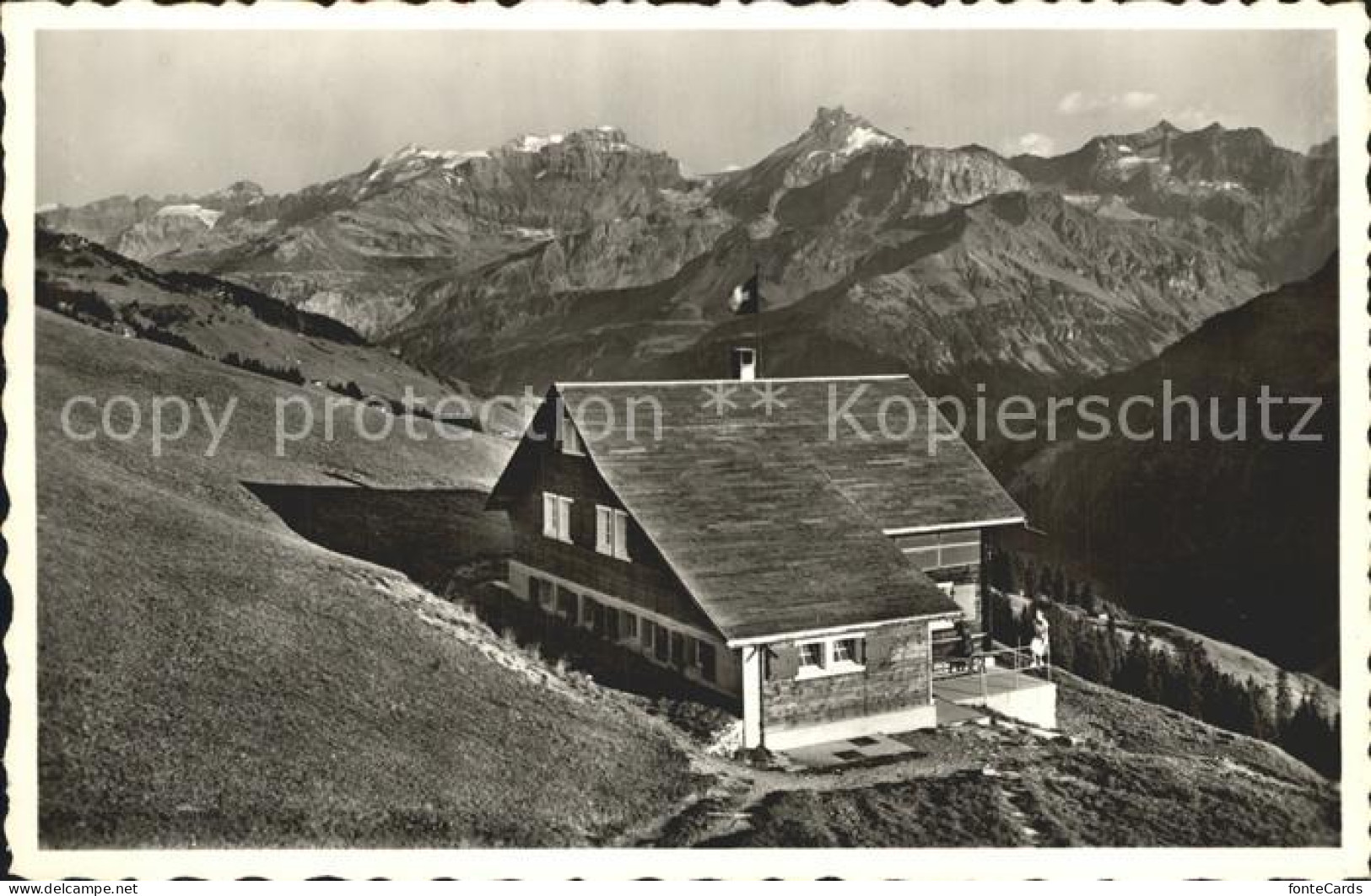 12344651 Riedlig Uri Naturfreundehuette Mit Clariden Und Scheerhorn Riedlig Uri - Sonstige & Ohne Zuordnung