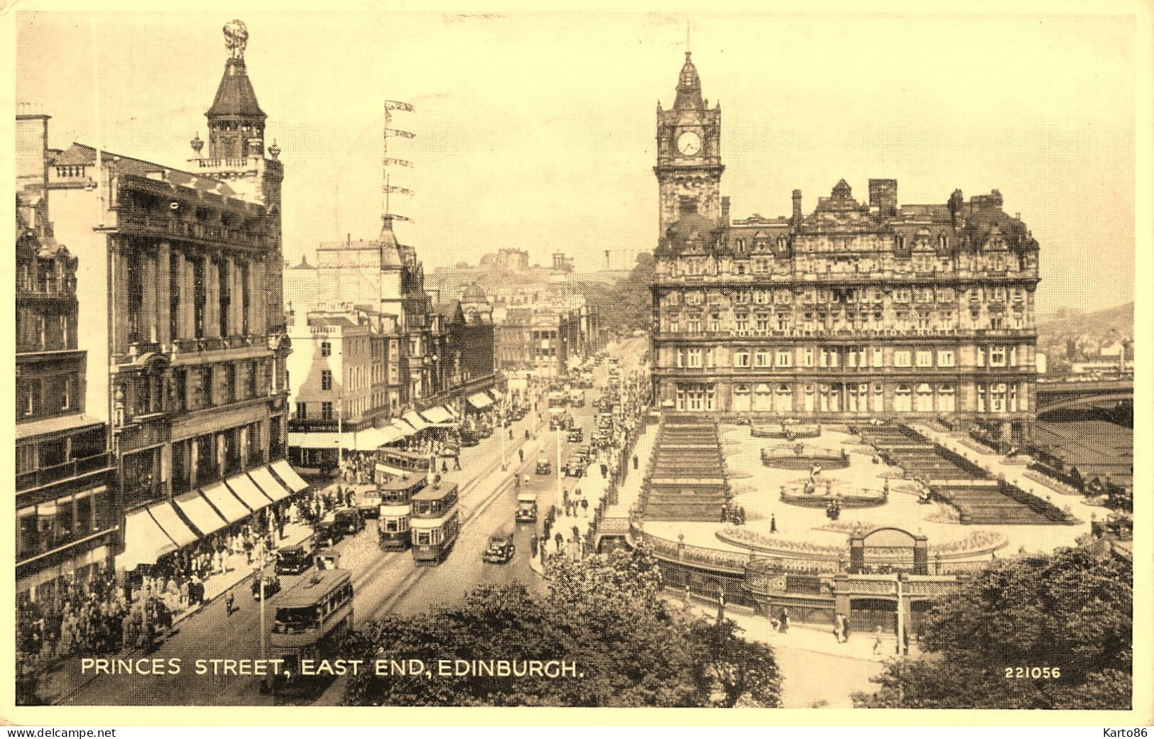 Edinburgh * Tramways * Princes Street , East End * écosse Scotland - Midlothian/ Edinburgh