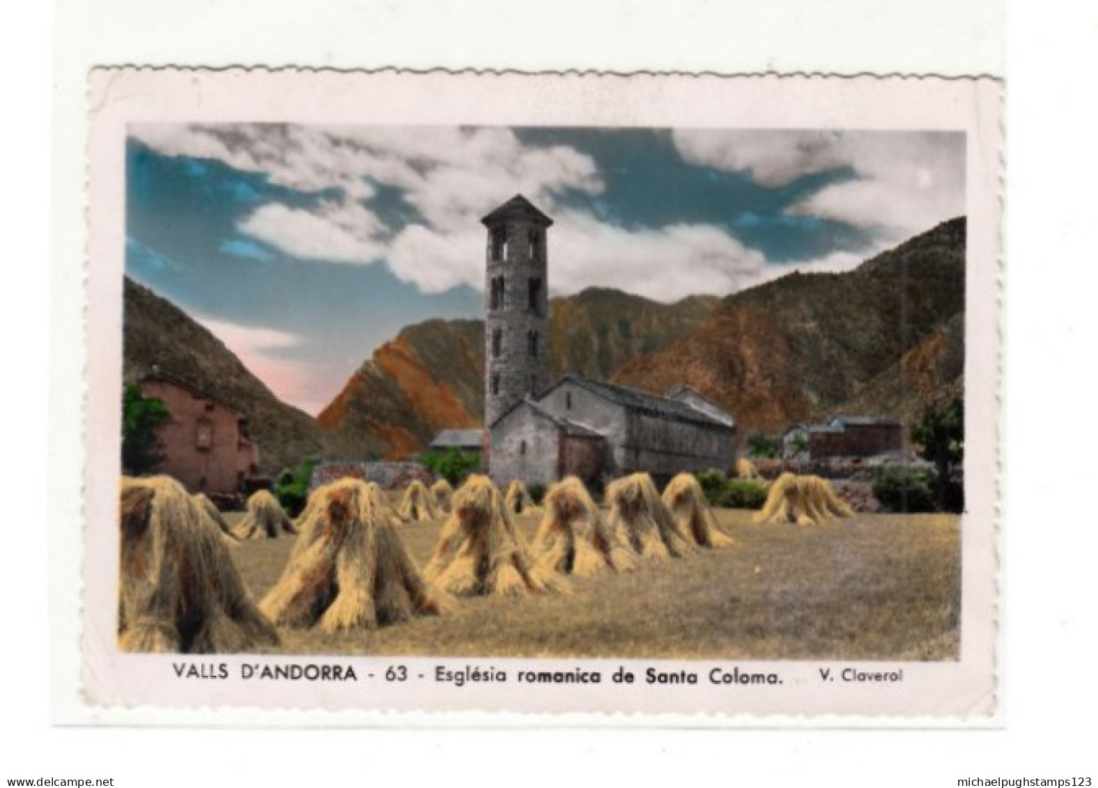 Andorra / Postcards / Belgium / Postmarks - Andere & Zonder Classificatie