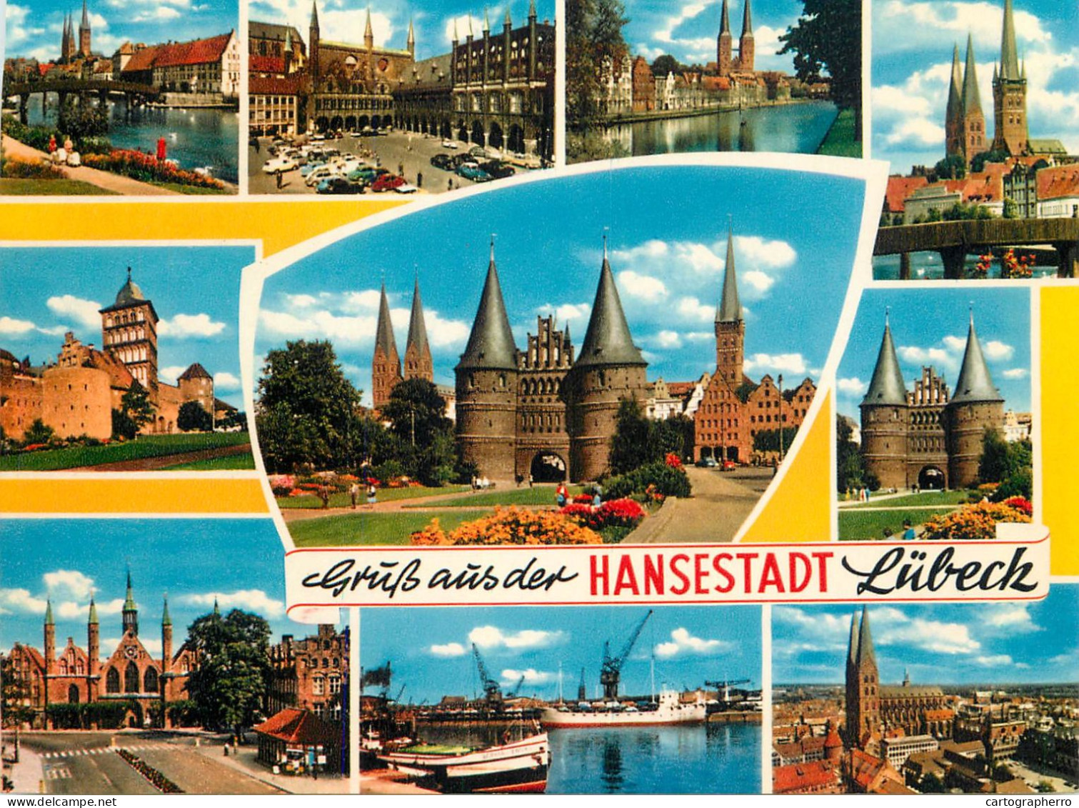 Navigation Sailing Vessels & Boats Themed Postcard Hansestadt Citadel - Sailing Vessels