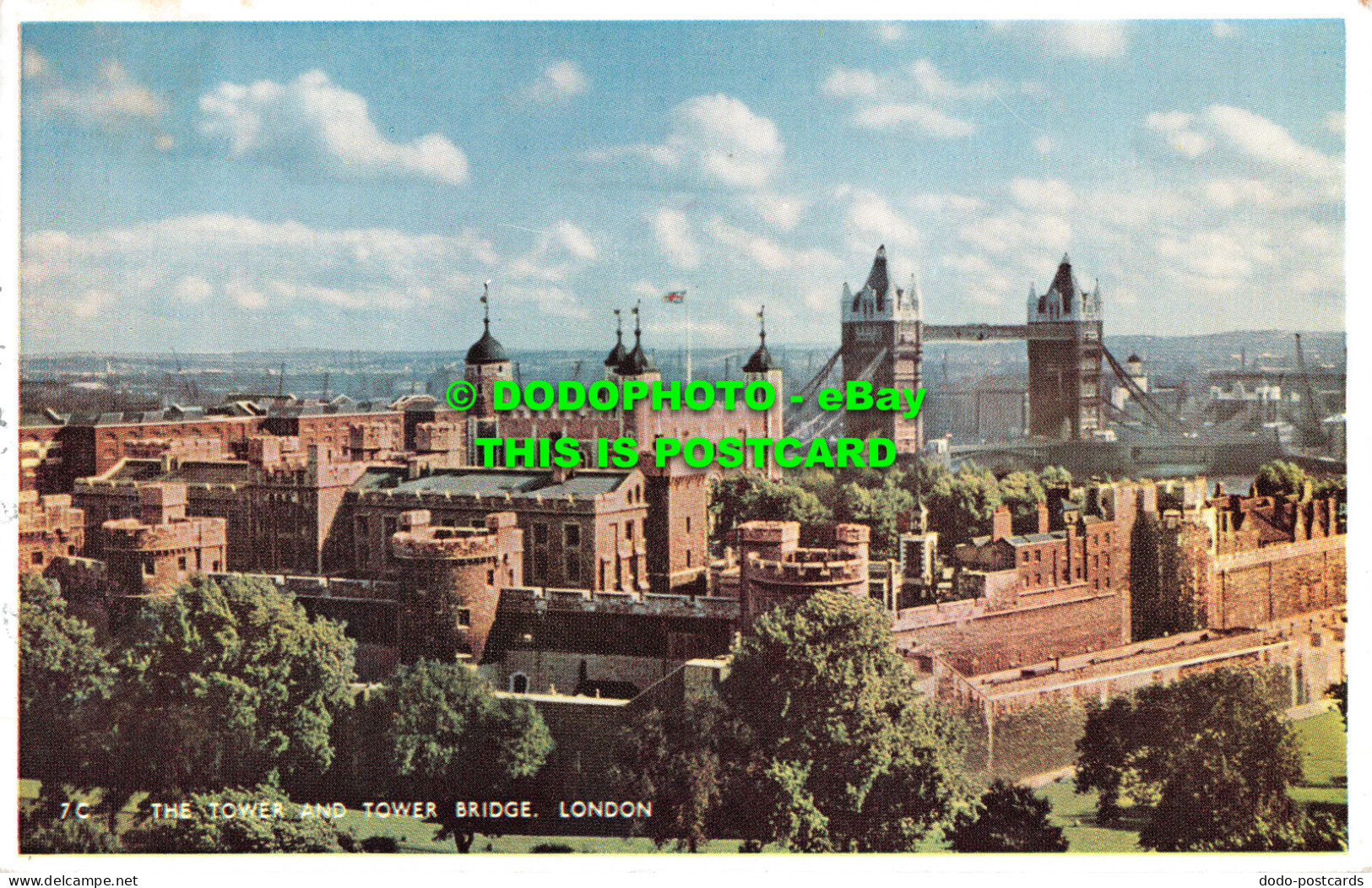 R547281 7C. Tower And Tower Bridge. London. Masons Alpha Series. 1959 - Autres & Non Classés