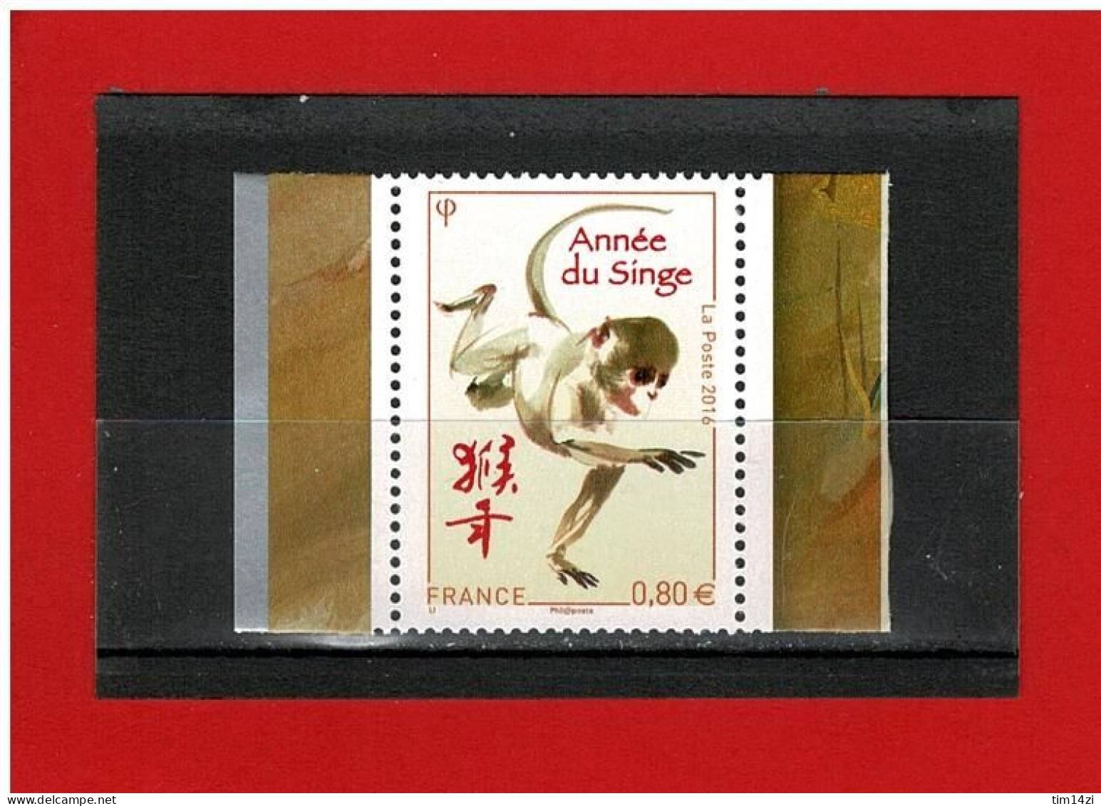 2016 - ANNEE LUNAIRE CHINOISE DU SINGE - N°5031 - NEUF** - COTE Y & T : 2.50 Euros - Nuovi