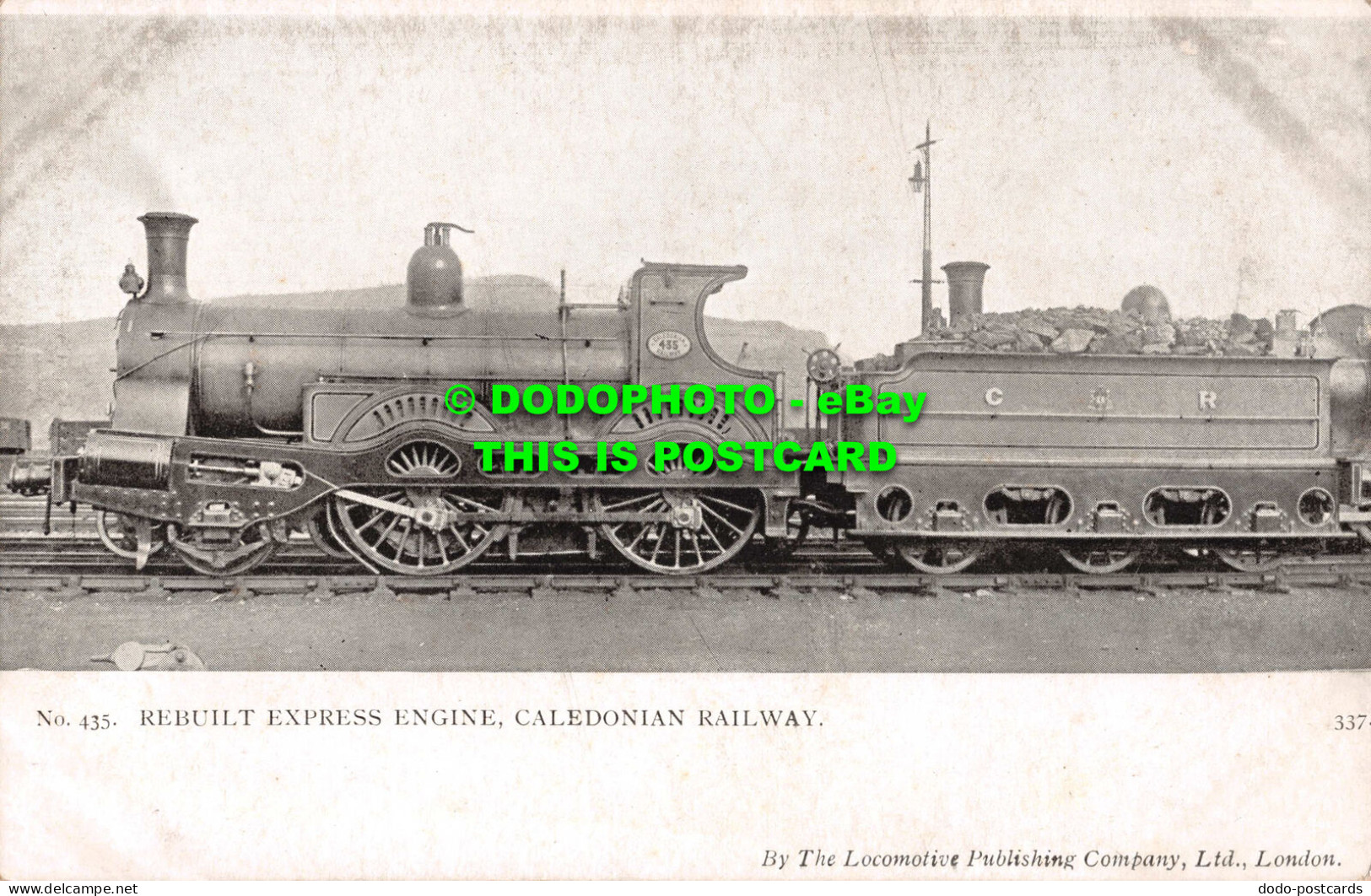 R546831 Rebuilt Express Engine. Caledonian Railway. No. 435. The Locomotive Publ - World