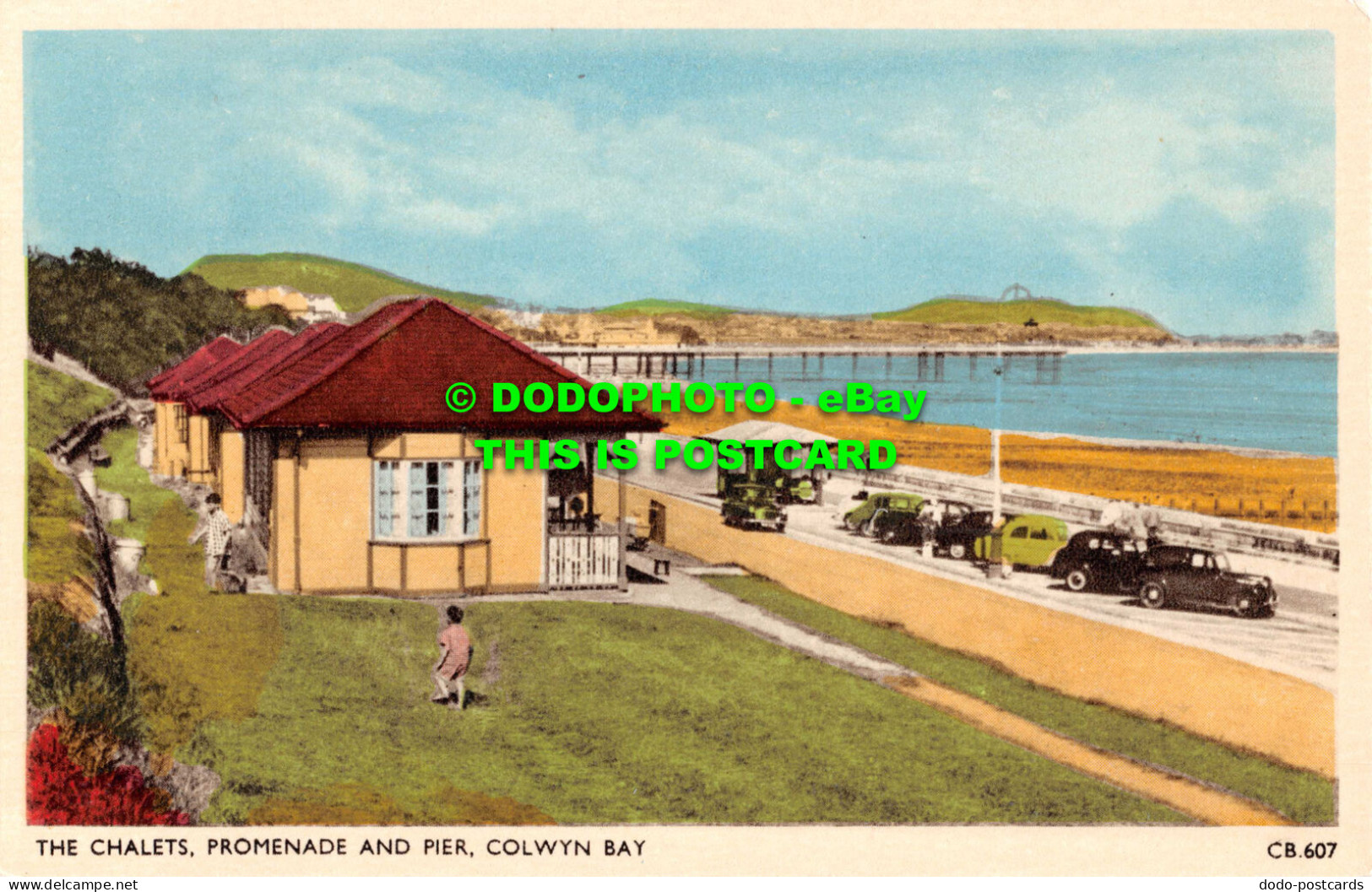 R547293 Chalets. Promenade And Pier. Colwyn Bay. CB.607. Marimex - World