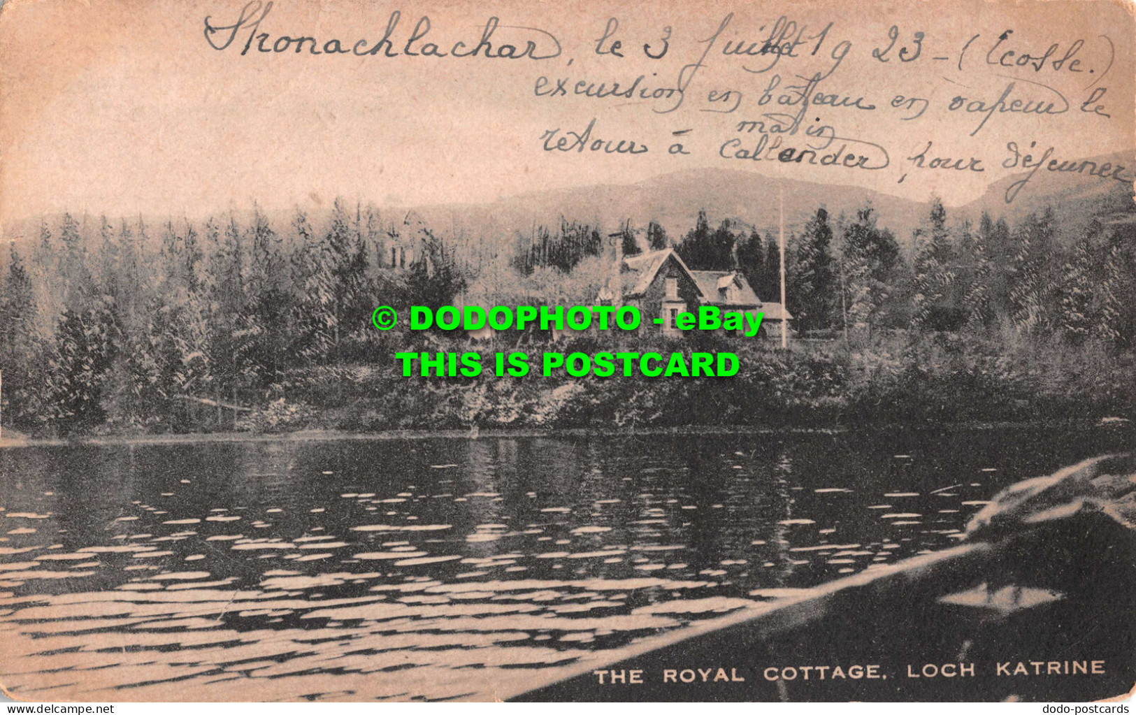 R547294 Royal Cottage. Loch Katrine - World