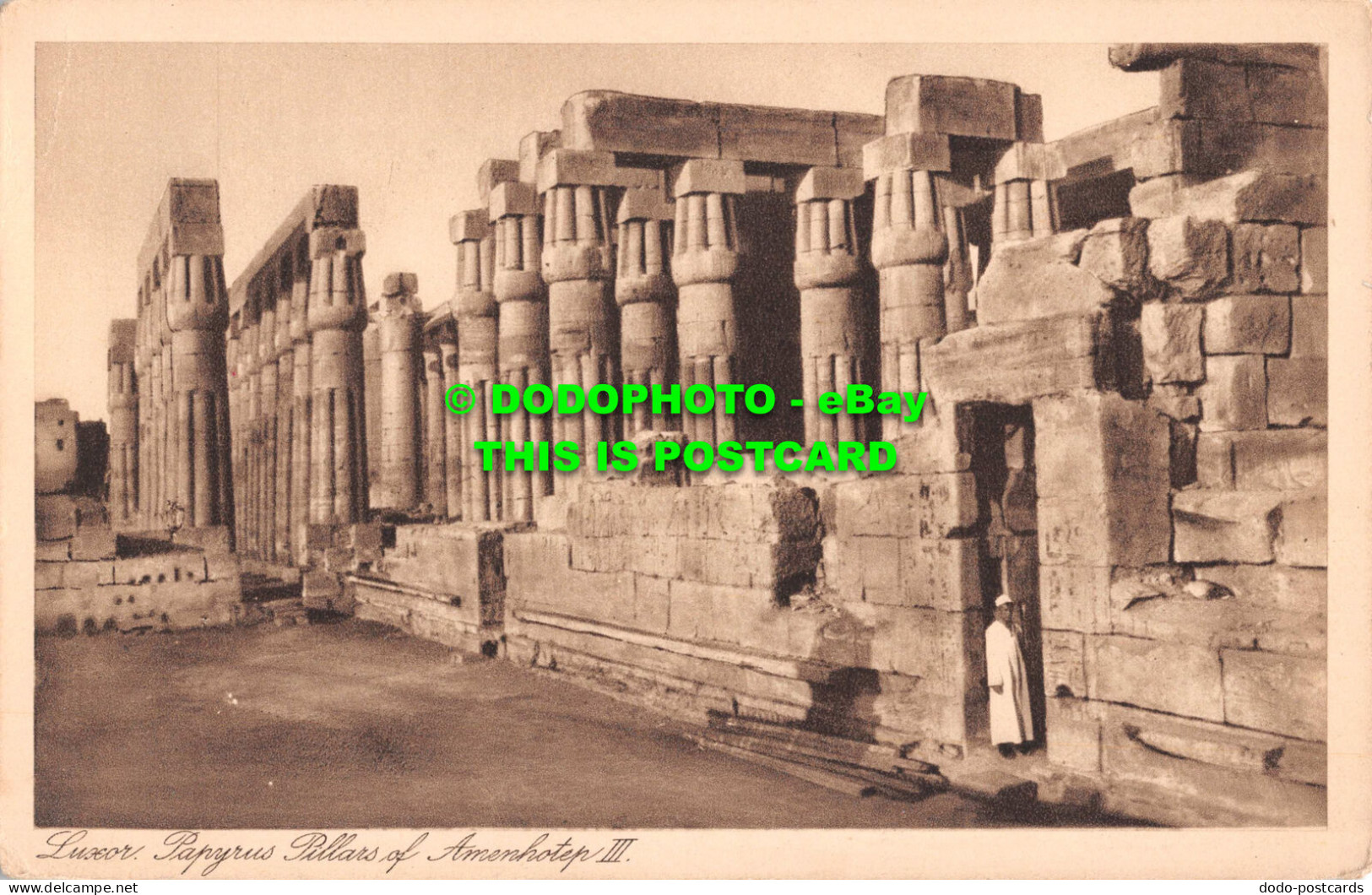 R547298 Luxor. Papyrus Pillars Of Amenhotep III. Gaddis And Seif. Serie 103. No. - World