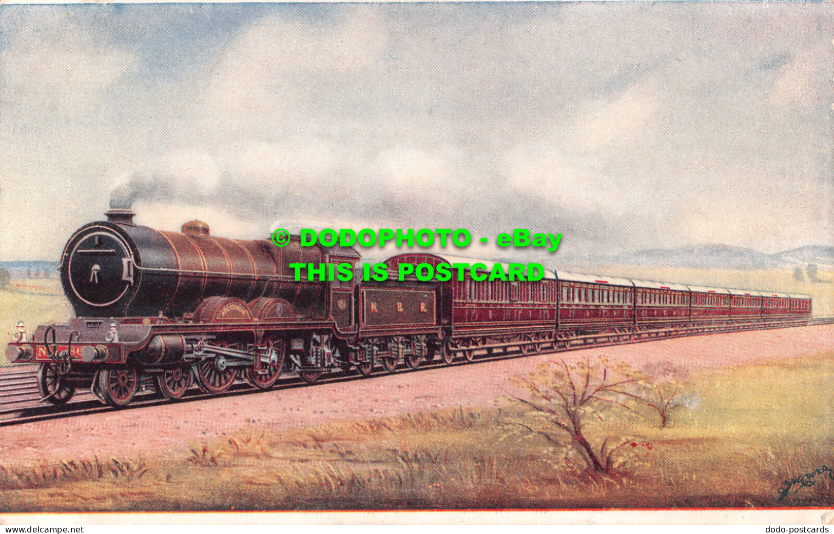 R546837 N. B. R. Edinboro Carlisle Express. The Locomotive Publishing - World
